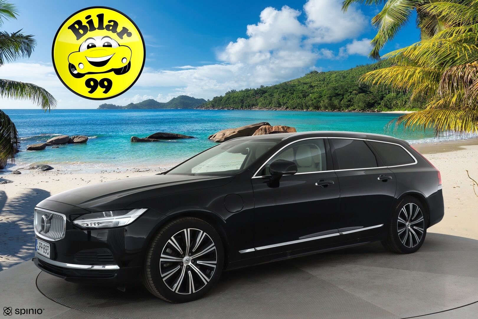 Volvo V90 2021 T8 TwE AWD Business Inscription aut **Adapt.vakkari / Muistipenkit / Webasto / Navi / Full LED / Vaaleat nahat** - FACELIFT / 1.Om Suomi-auto / Kahdet renkaat aluvanteilla / Merkkihuollettu / P.kamera / Penkinlämmittimet takana / Ratinlämmitin