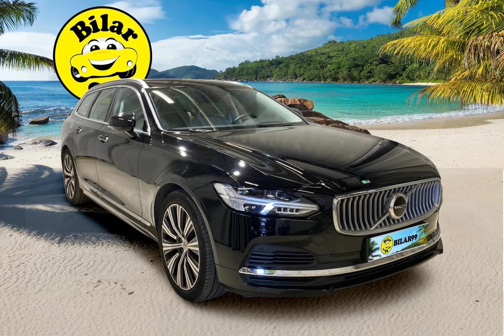 Volvo V90 2021 T8 TwE AWD Business Inscription aut ** 1.om Suomi-auto / Muistipenkit / Adapt.vakkari / Webasto / Kamera / TULOSSA ** - 3,99 % KORKOTARJOUS TÄHÄN AUTOON - Merkkihuollettu / 2x vanteet
