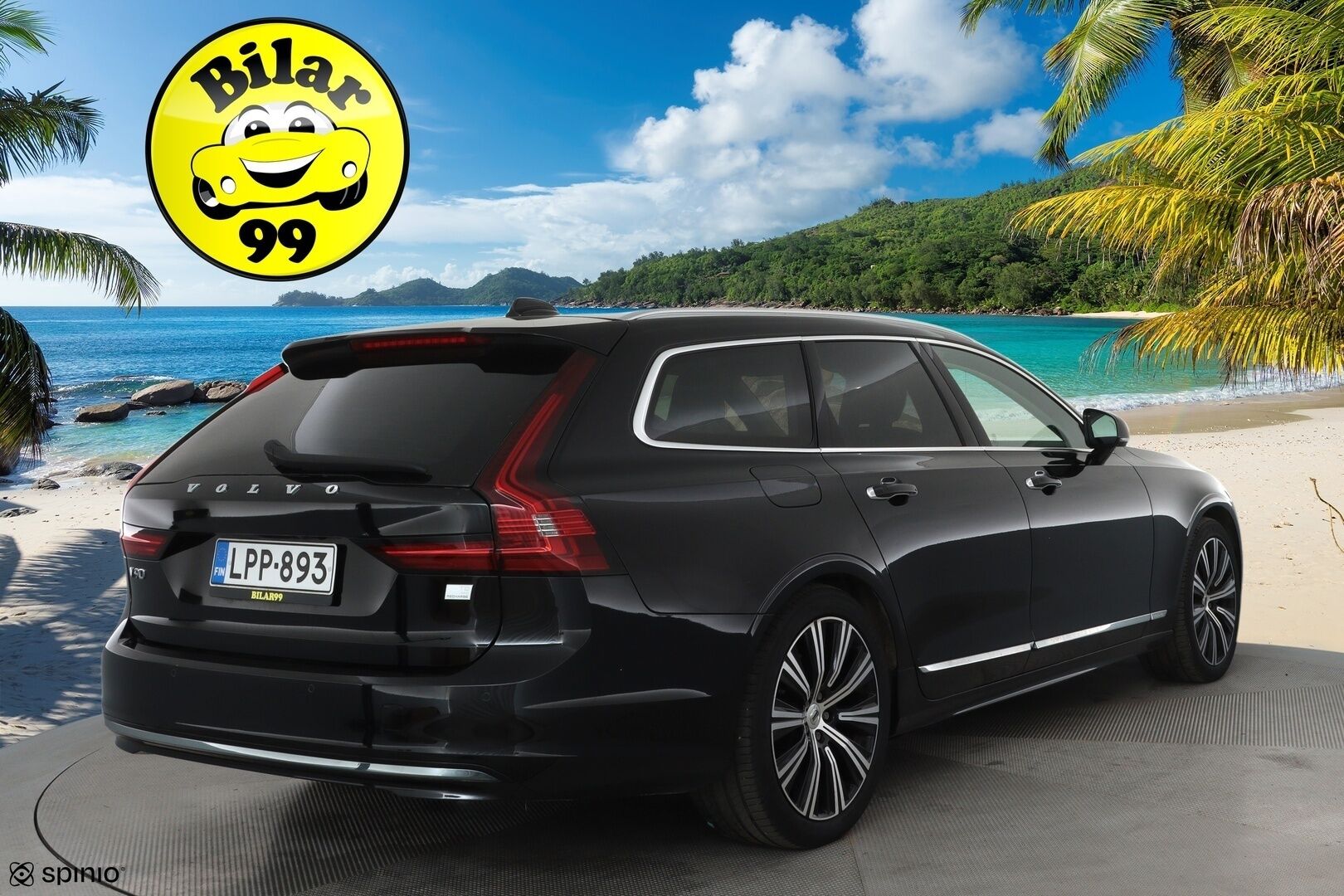 Volvo V90 2021 T8 TwE AWD Business Inscription aut **Adapt.vakkari / Muistipenkit / Webasto / Navi / Full LED / Vaaleat nahat** - FACELIFT / 1.Om Suomi-auto / Merkkihuollettu / P.kamera / Penkinlämmittimet takana / Ratinlämmitin - Osta nyt, maksa vasta ensi vuonna