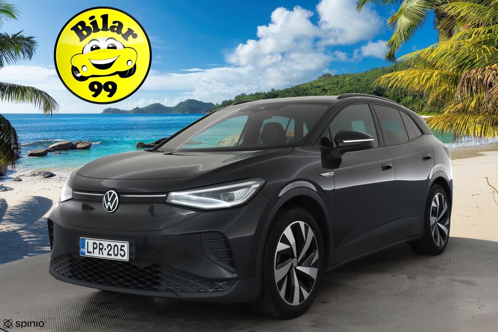 Volkswagen ID.4 2021 Pro Performance Business 150 kW **Lämpöpumppu / Adapt.Vakkari / Matrix-LED / P.kamera / Navi / Kaistavahti / Keyless** - 1-om Suomi-auto / 2x Latauskaapelit / Kahdet Renkaat / Merkkihuollettu!