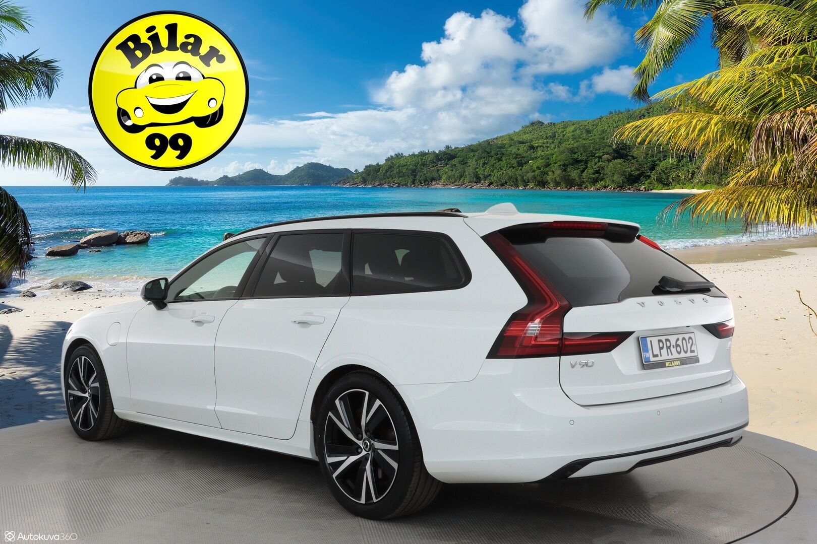 Volvo V90 2021 T6 TwE AWD Business R-Design aut **Adapt. vakkari / Pa-lämmitin / Koukku / Muistipenkit / 360 Kamera** - 3,99 % KORKOTARJOUS TÄHÄN AUTOON - 1-om. Suomi-auto / Nahkasisusta / Apple&Android / Keyless 