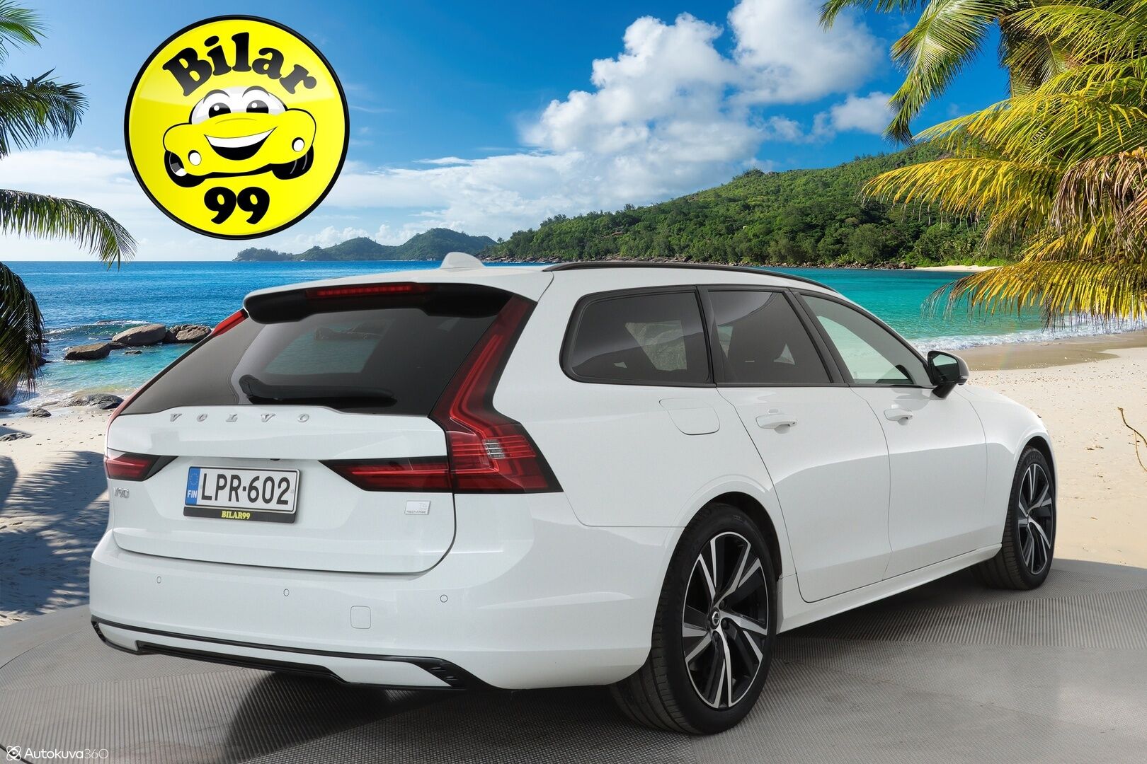 Volvo V90 2021 T6 TwE AWD Business R-Design aut **Adapt. vakkari / Pa-lämmitin / Koukku / Muistipenkit / 360 Kamera** - 3,99 % KORKOTARJOUS TÄHÄN AUTOON - 1-om. Suomi-auto / Nahkasisusta / Apple&Android / Keyless 