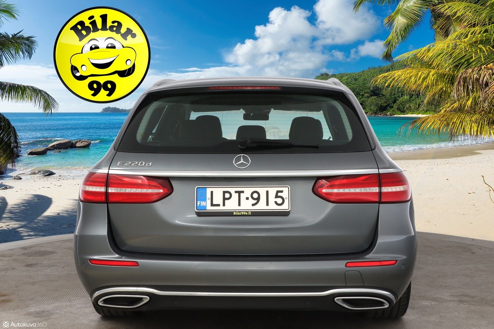 Mercedes-Benz E 2017 220 d T A Premium Business - Multibeam LED / Peruutuskamera / Vetokoukku / Puolinahkasisusta / Comand Navi / BLIS / Lohko & Sisäpistoke / Juuri tullut Tampereelle!