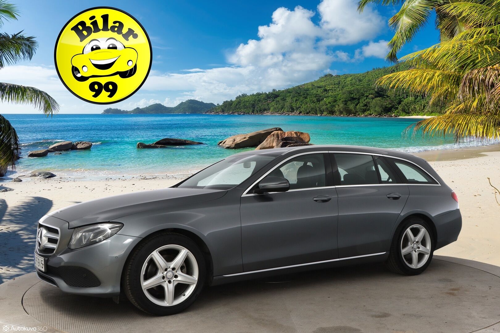 Mercedes-Benz E 2017 220 d T A Premium Business - Multibeam LED / Peruutuskamera / Vetokoukku / Puolinahkasisusta / Comand Navi / BLIS / Lohko & Sisäpistoke / Juuri tullut Tampereelle!