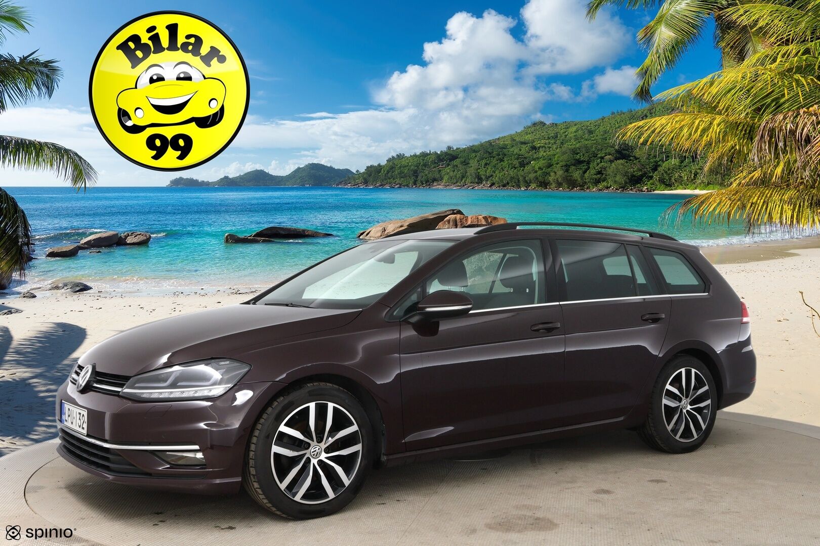 Volkswagen Golf 2018 Variant Highline 1,5 TSI EVO 96 kW * Adapt. vakkari / P.tutkat / AppConnect / Ambient Light * - LED / Jakohihna tehty! / Kangas-alcantara - HULLUT AVAJAISHULINAT KORKOTARJOUS 3,29 %