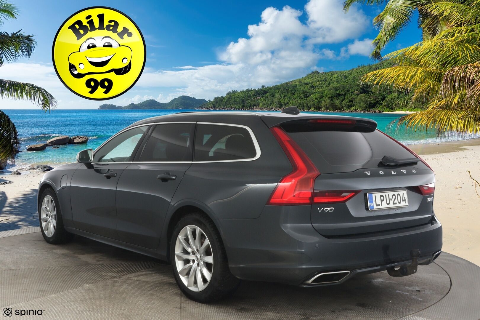 Volvo V90 2019 T8 AWD R-Design aut *Webasto / ACC / HUD / Panorama / H&K / BLIS / 360-Kamera / NAVI / Muistipenkit / Ratinlämmitin* - *Jakopää tehty / 2x renkaat / Penkinlämmittimet edessä ja takana / Törkykamoilla*