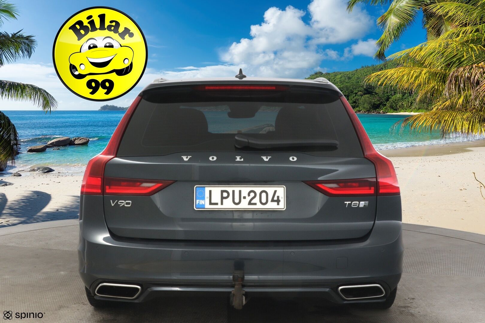 Volvo V90 2019 T8 AWD R-Design aut *Webasto / ACC / HUD / Panorama / H&K / BLIS / 360-Kamera / NAVI / Muistipenkit / Ratinlämmitin* - Jakopää tehty / 2x Renkaat / Penkinlämmittimet edessä ja takana - HULLUT AVAJAISHULINAT KORKOTARJOUS 3,29 %