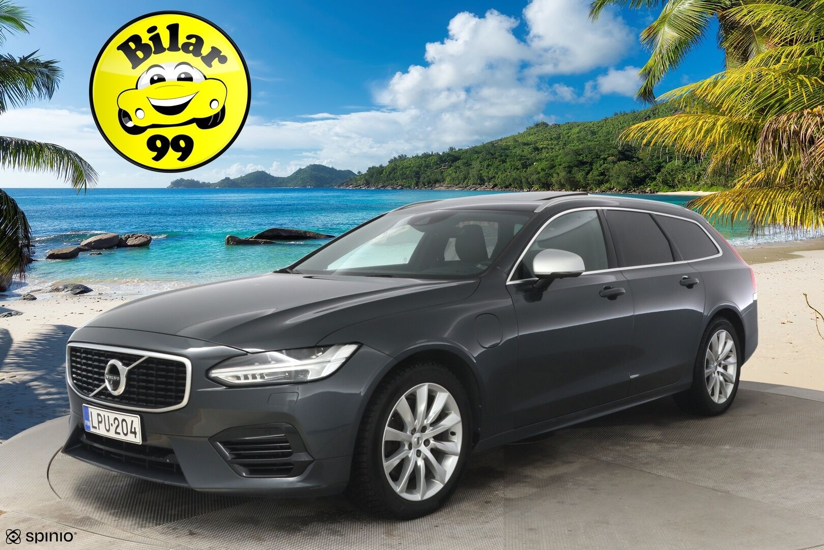 Volvo V90 2019 T8 AWD R-Design aut - Jakopää tehty | Webasto | ACC | HUD | Panorama | H&K | BLIS | 360-Kamera | NAVI | Muistipenkit | Ratinlämmitin | 2x Renkaat