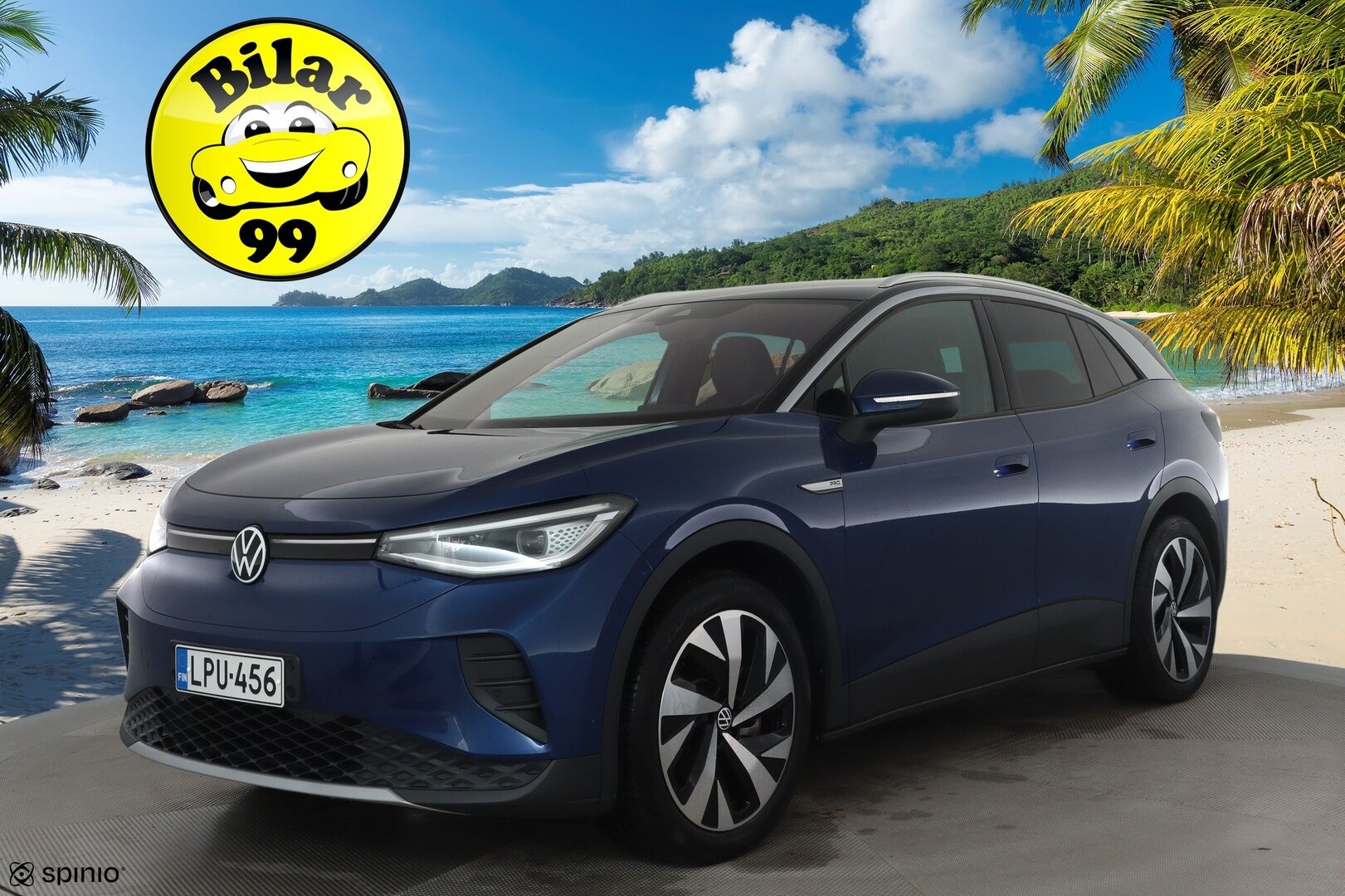 Volkswagen ID.4 2022 Pro Performance Business 150kW *ACC / ILP / P.kamera / IQ.Light / Puolinahat / Navi* - 1.Om Suomi-auto / Kahdet renkaat aluvanteilla / Merkkihuollettu