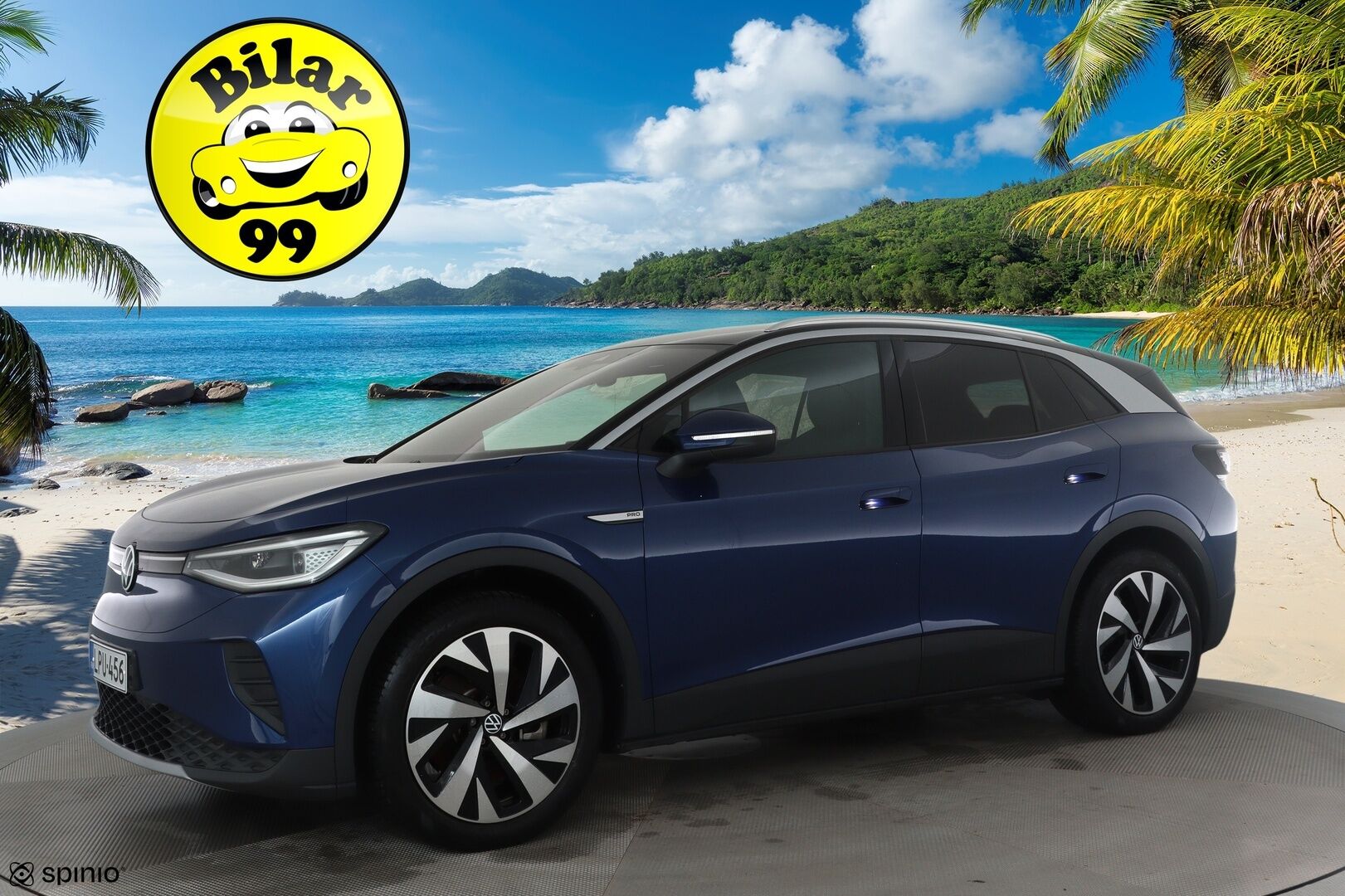 Volkswagen ID.4 2022 Pro Performance Business 150kW *ACC / ILP / P.kamera / IQ.Light / Puolinahat / Navi* - 1.Om Suomi-auto / Kahdet renkaat aluvanteilla / Merkkihuollettu