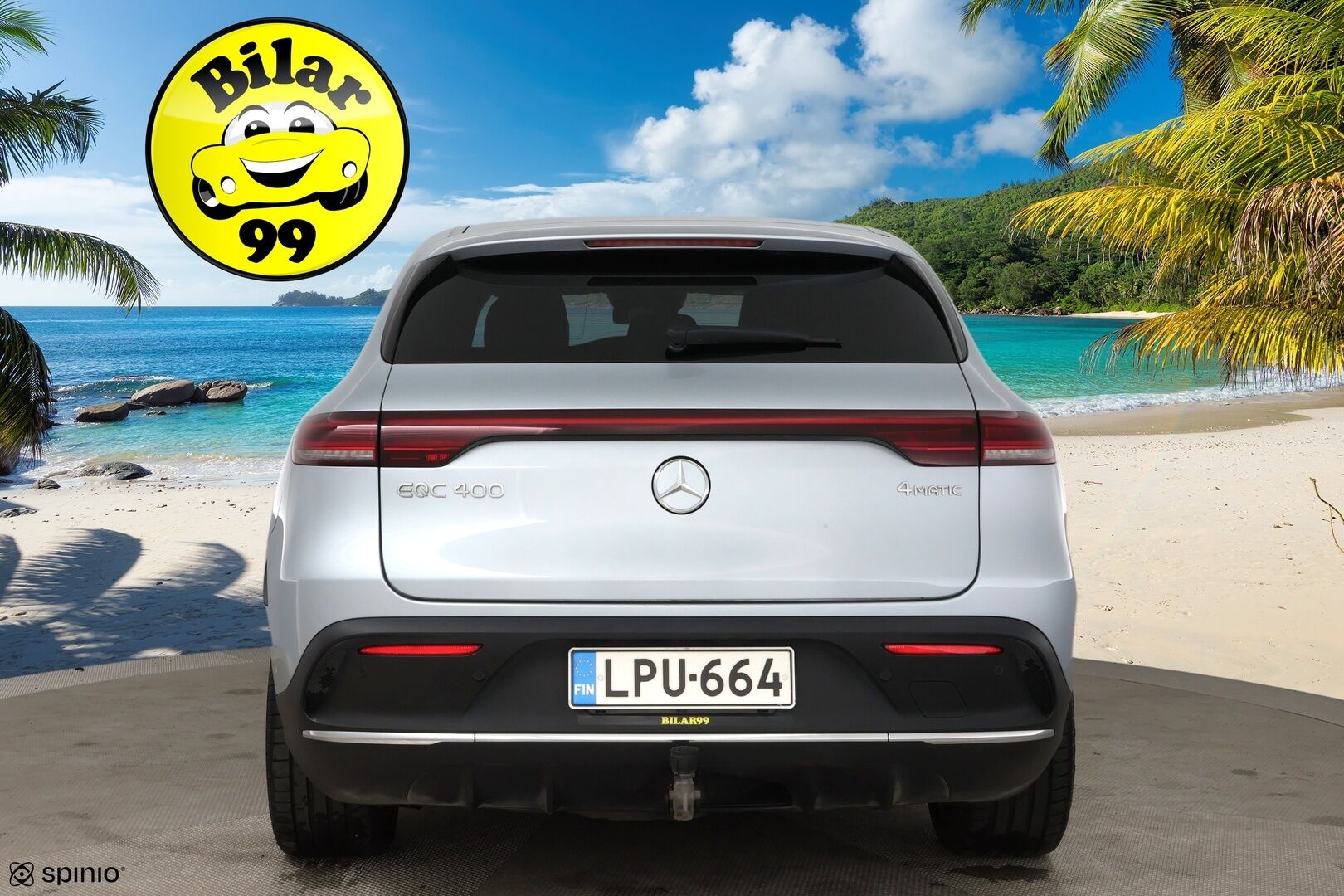 Mercedes-Benz EQC 2019 400 4Matic AMG / Distronic+ / Vetokoukku / Panorama / Lämpöpumppu / Muistipenkit / HUD / IHC+ / P-Kamera - Kattoluukku / Merkkihuollettu / Keyless / Ambient / Apple&Android