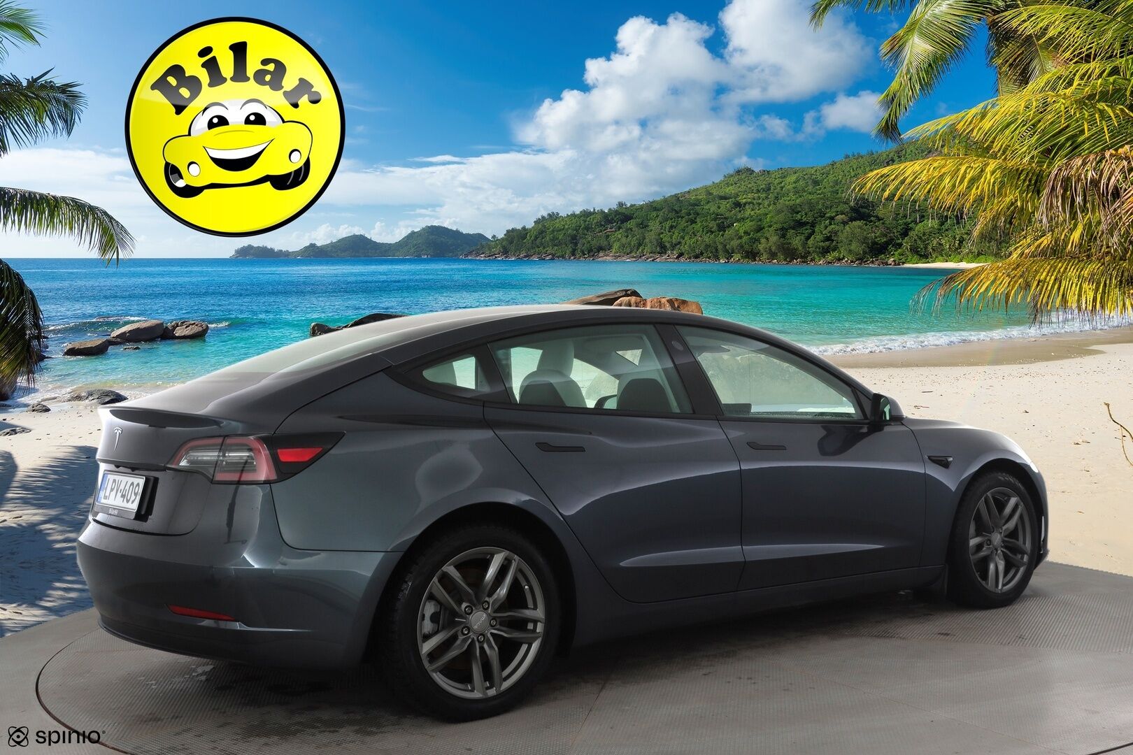 Tesla Model 3 2021 Long Range - | ACC | ILP | Koukku | Valkoiset nahat | Lasikatto | Premium Audio | Matrix-LED | Sähkönahat | Muistipenkki | P.kamera | 2x renkaat aluin | 
