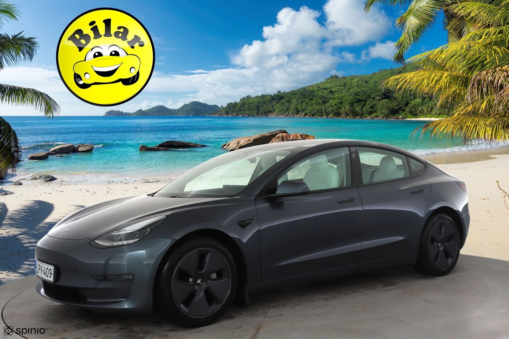 Tesla Model 3 2021 Long Range - | ACC | ILP | Koukku | Valkoiset nahat | Lasikatto | Premium Audio | Matrix-LED | Sähkönahat | Muistipenkki | P.kamera | 2x renkaat aluin | 