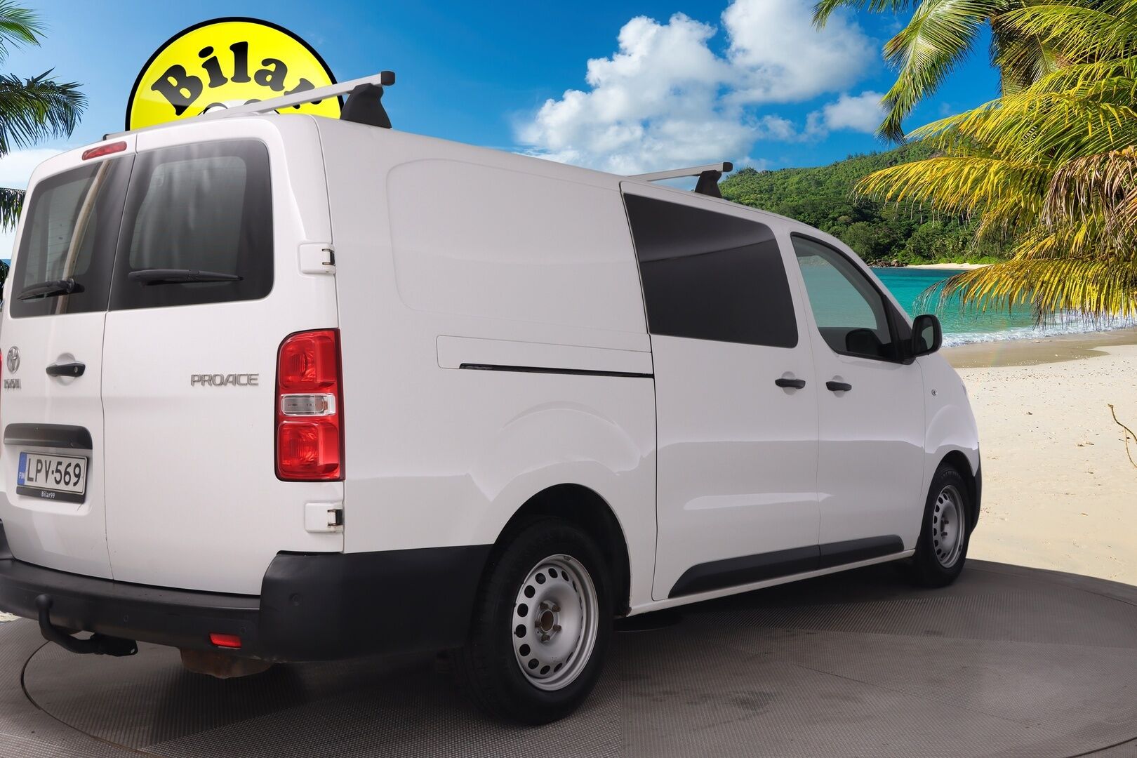 Toyota Proace 2021 L2 2,0 D 120 Automatic Edition 5-ovinen - ALV | Läpijuostava | Webasto | Pariovet | Vetokoukku | P*kamera | Suomi-auto | Blis