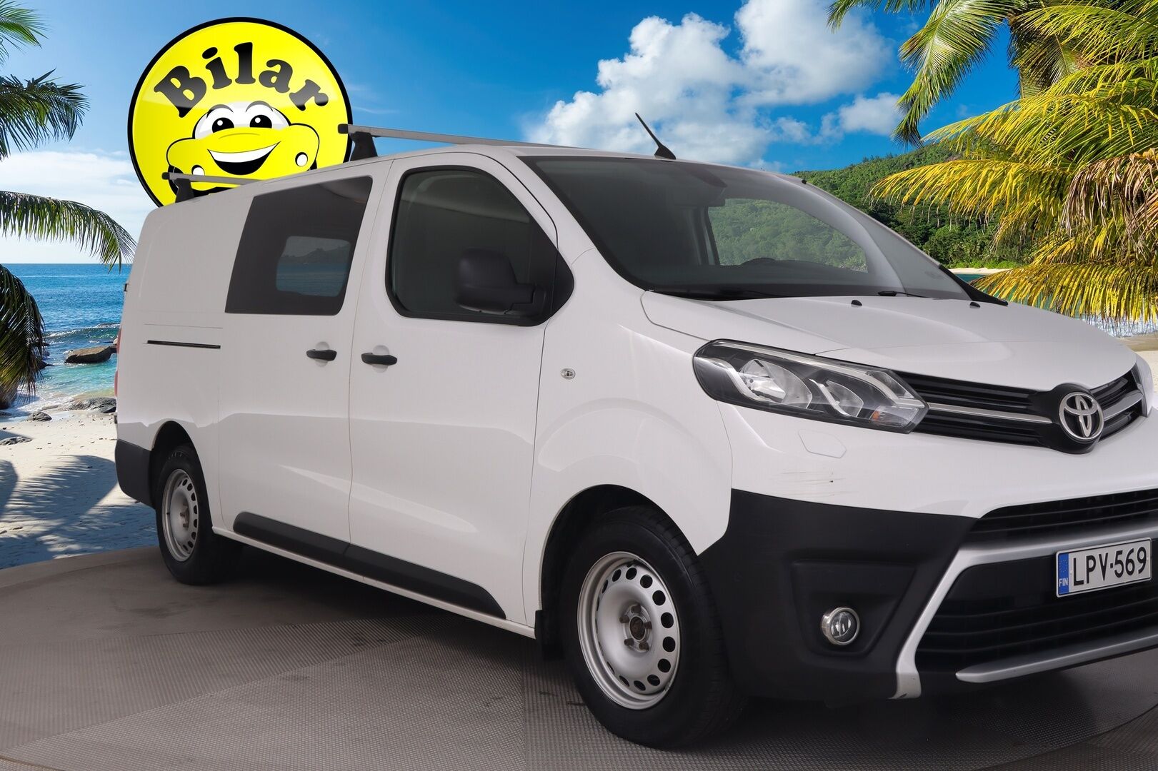 Toyota Proace 2021 L2 2,0 D 120 Automatic Edition 5-ovinen - ALV | Läpijuostava | Webasto | Pariovet | Vetokoukku | P*kamera | Suomi-auto | Blis