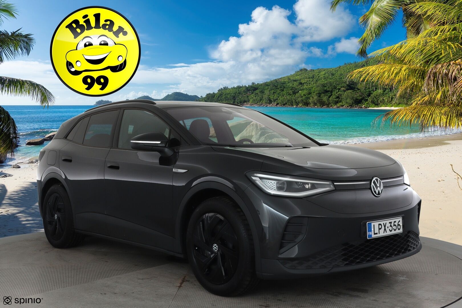 Volkswagen ID.4 2022 Pro Performance Business 150 kW **ILP / ACC / Matrix-LED / P.kamera / Kaistavahti / Navi / Nahka-Alcantara / KeylessGO** - 3,99 % KORKOTARJOUS TÄHÄN AUTOON 21.9. ASTI! - 1-om Suomi-auto / 2x Latauskaapelit / Kahdet Renkaat / Merkkihuollettu!