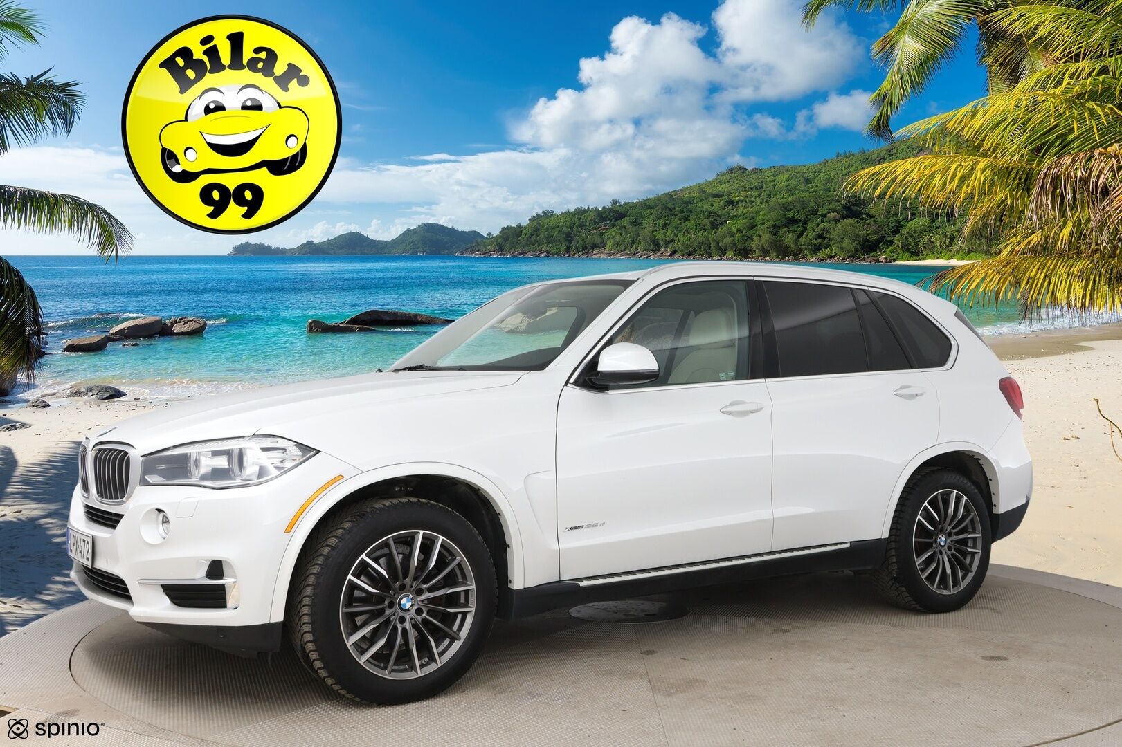 BMW X5 2015 F15 xDrive35d A * H/K / HUD / Comfort-penkit / P-kamera / Koukku / Panorama * - Adapt. Xenon / Comfort access / Ilmastoidut istuimet / Prof.navi - HULLUT AVAJAISHULINAT KORKOTARJOUS 3,29 %