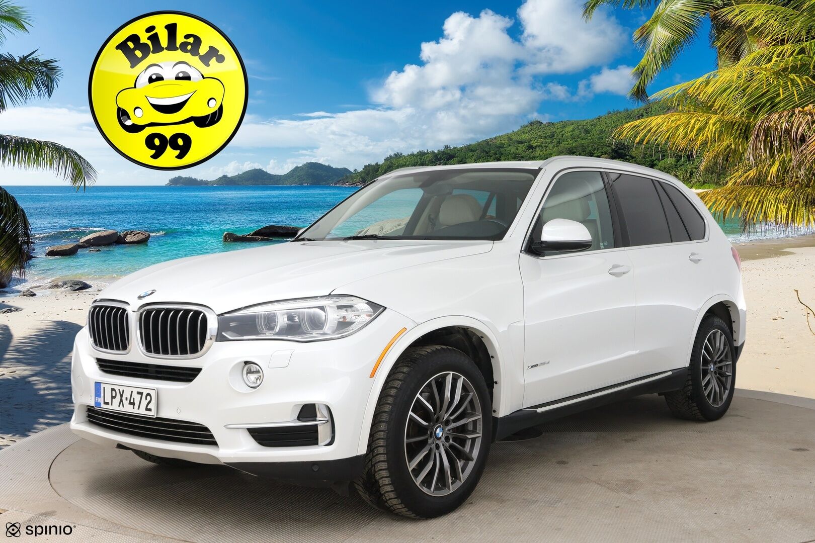 BMW X5 2015 F15 xDrive35d A * H/K / HUD / Comfort-penkit / P-kamera / Koukku / Panorama * - Adapt. Xenon / Comfort access / Ilmastoidut istuimet / Prof.navi - HULLUT AVAJAISHULINAT KORKOTARJOUS 3,29 %