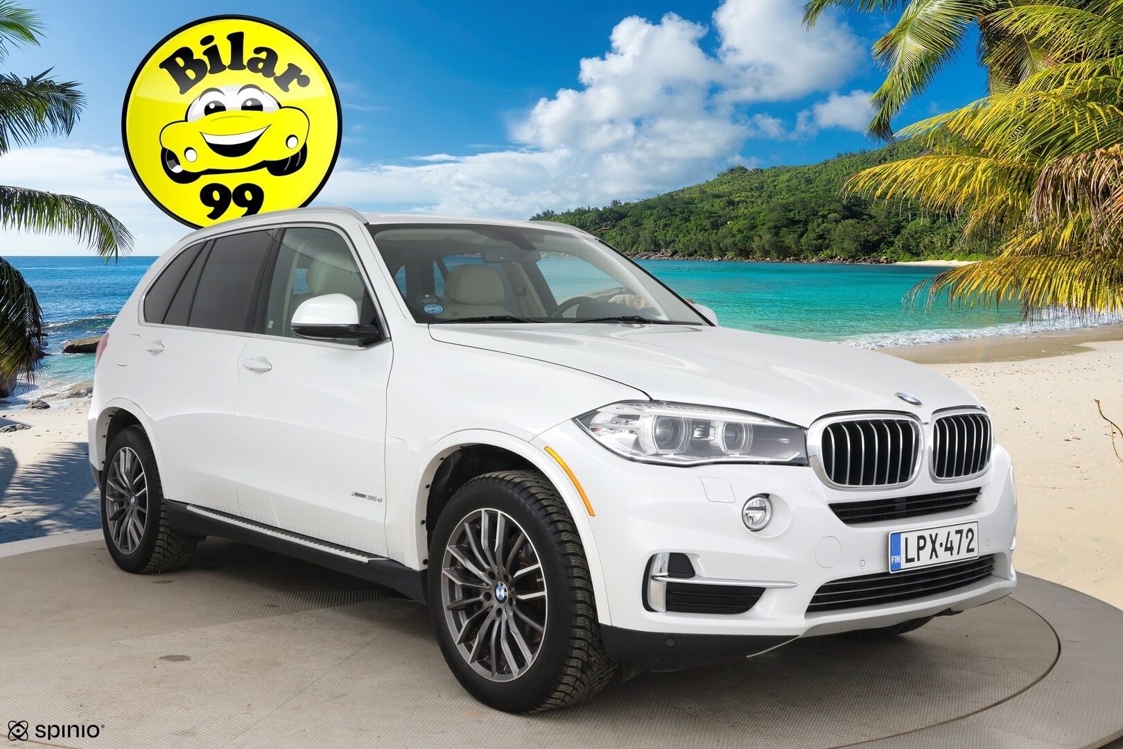 BMW X5 2015 F15 xDrive35d A * H/K / HUD / Comfort-penkit / P-kamera / Koukku / Panorama * - Adapt. Xenon / Comfort access / Ilmastoidut istuimet / Prof.navi - HULLUT AVAJAISHULINAT KORKOTARJOUS 3,29 %