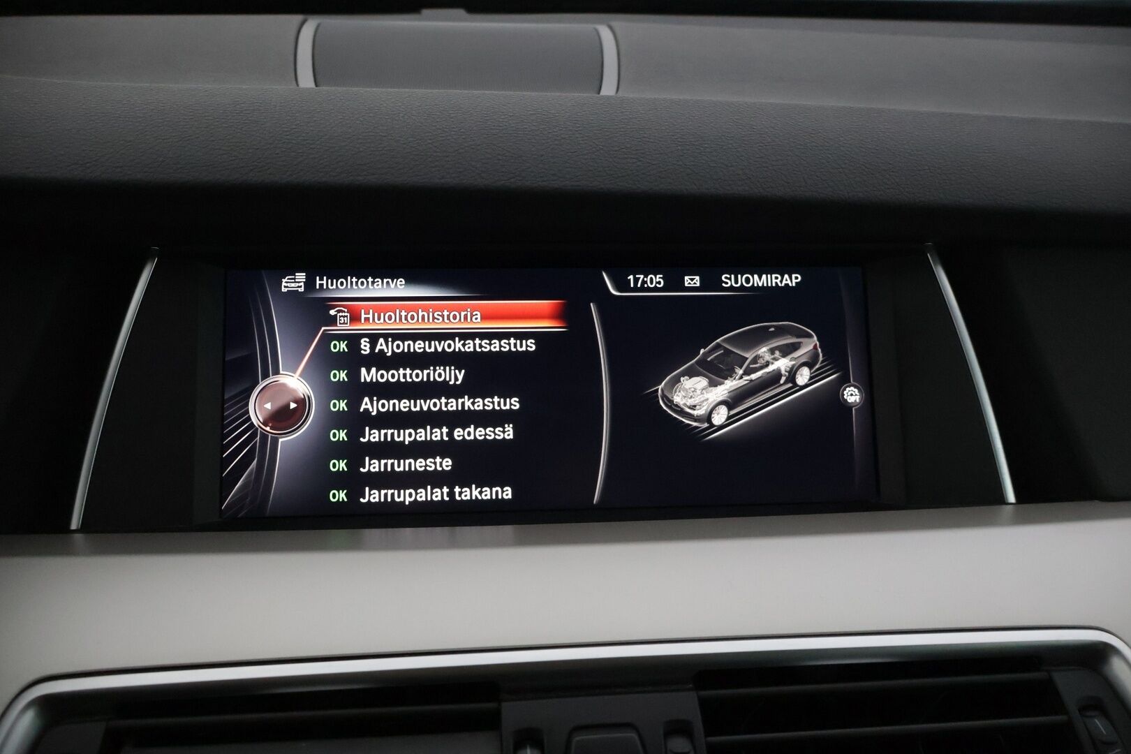 BMW 530 Gran Turismo 2016 F07 Gran Turismo 530d A xDrive * Driving Assistat Plus / Digimittaristo / Imuovet / HUD / BLIS / Hifit / Muistipenkit * - LCI /Adapt. Cruise / Kaistavahti / Comfort Penkit / Adapt. LED / Huippuvarusteltu! / 2x Renkaat & Vanteet - HULLUT JOULUT KORKOTARJOUS 2,49% 