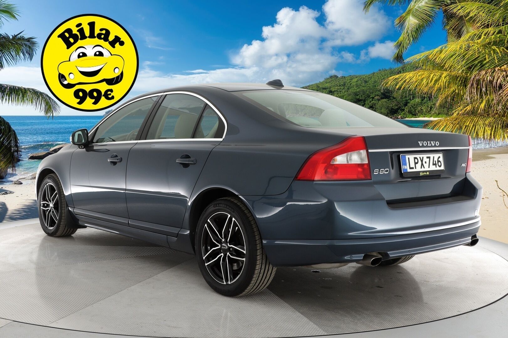 Volvo S80 2007 T6 AWD Summum aut *Adapt. Vakkari / BLIS / Four-C / Muistipenkki / Vaaleat nahat * - * Tulossa myyntiin! / Huollettu 6/2025! / Kaksilla renkailla / Hyvin varusteltu yksilö! *