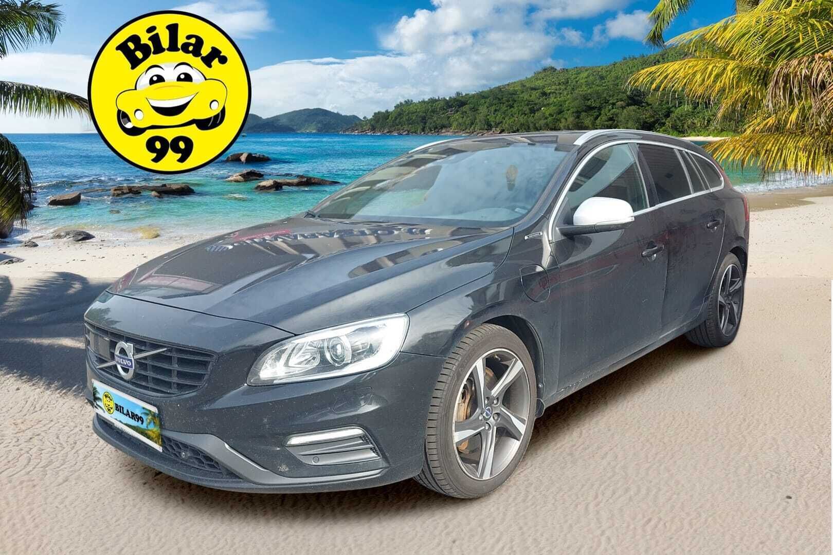 Volvo V60 2016 D6 AWD Twin Engine R-Design - YritysOutlet - Myydään vain yrityksille - *Vakionopeudensäädin | Kuljettajan istuin muistilla | Vetokoukku | Navigointi*