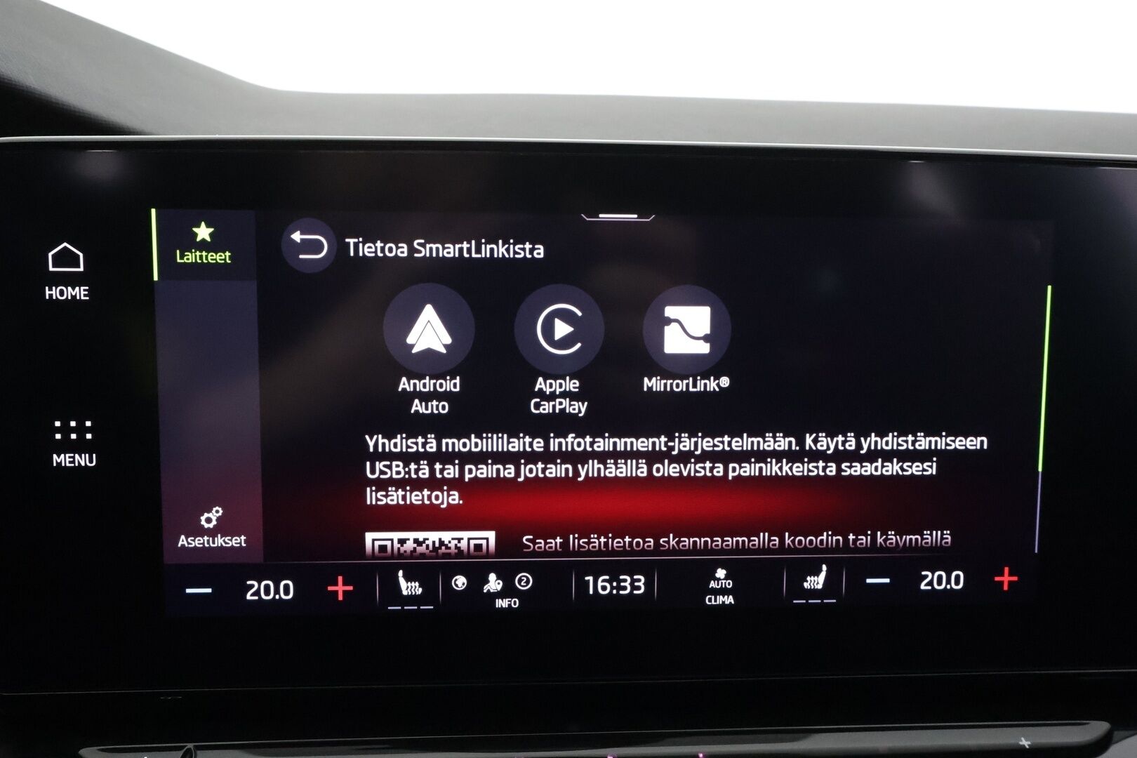 Skoda Octavia 2022 2.0 TSI RS DSG * ACC / Webasto / Matrix-LED /  P.kamera / Apple&Android * - Merkkihuollettu / Suomi-auto / Kahdet Renkaat