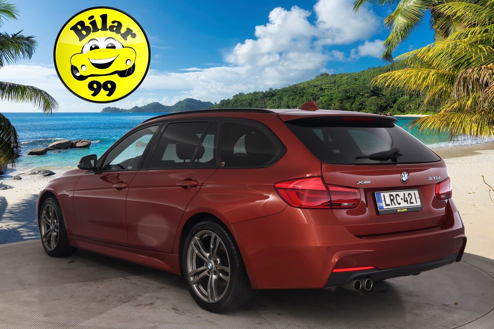 BMW 320 2019 F31 Touring 320d A xDrive M Sport *LCI / Prof.Navi / Hifit / Sporttinahat / Tutkat / Lämpöratti / LED* - *Näyttävä metalliväri! / Koukku / Lohko / 2x Renkaat*