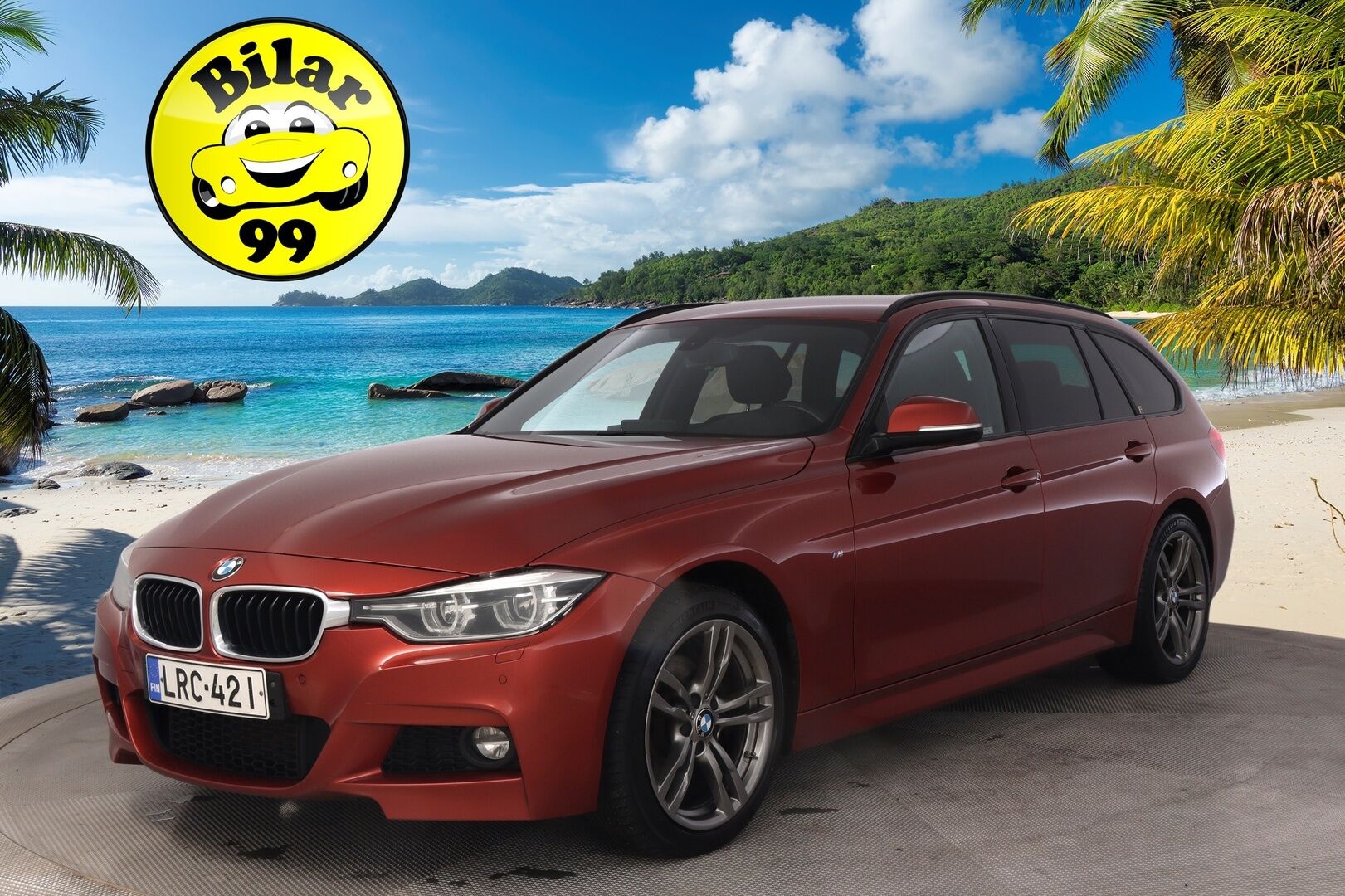 BMW 320 2019 F31 Touring 320d A xDrive M Sport *LCI / Prof.Navi / Hifit / Sporttinahat / Tutkat / Lämpöratti / LED* - *Näyttävä metalliväri! / Koukku / Lohko / 2x Renkaat*