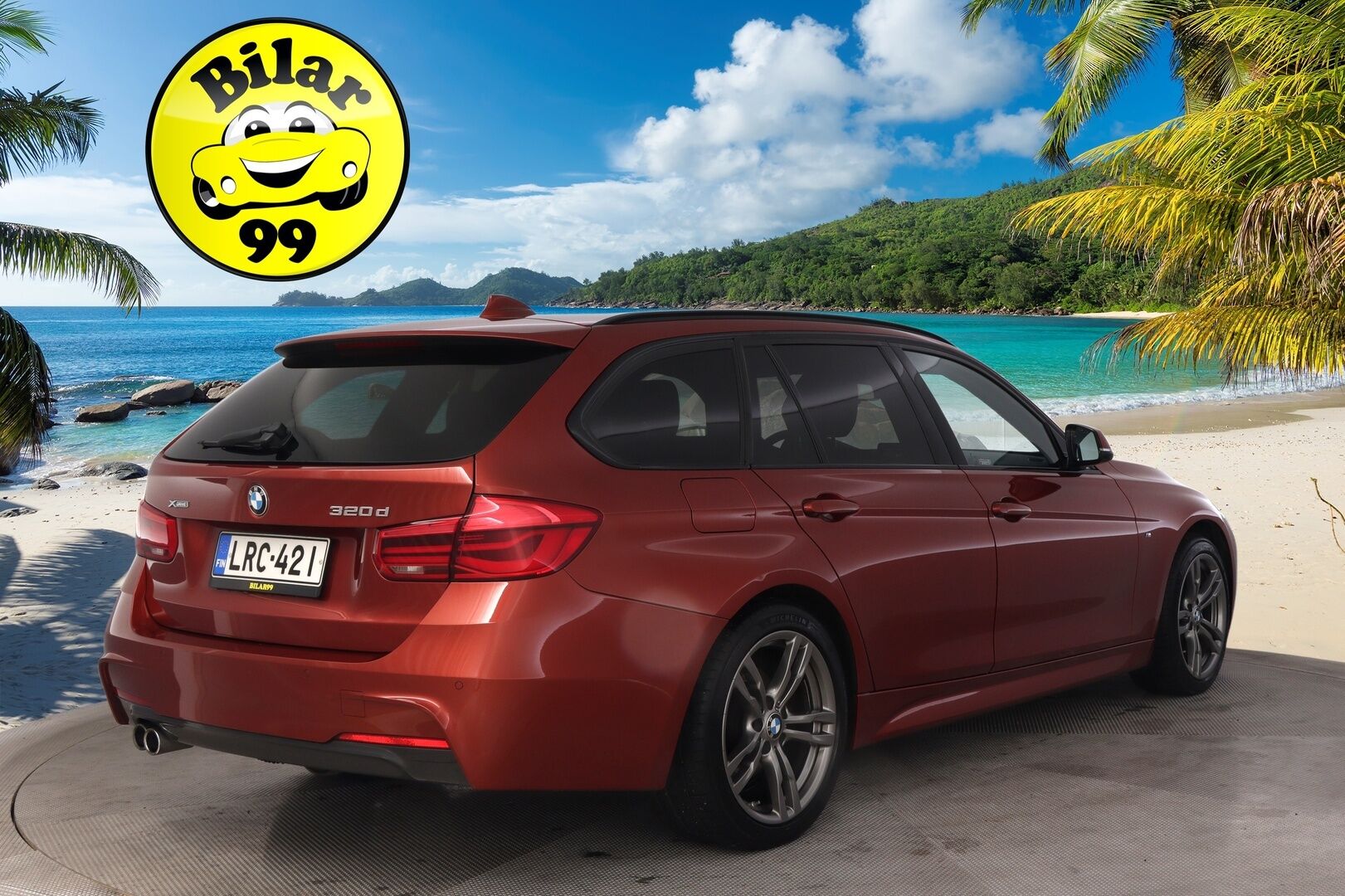 BMW 320 2019 F31 Touring 320d A xDrive M Sport *LCI / Prof.Navi / Hifit / Sporttinahat / Tutkat / Lämpöratti / LED* - *Näyttävä metalliväri! / Koukku / Lohko / 2x Renkaat*