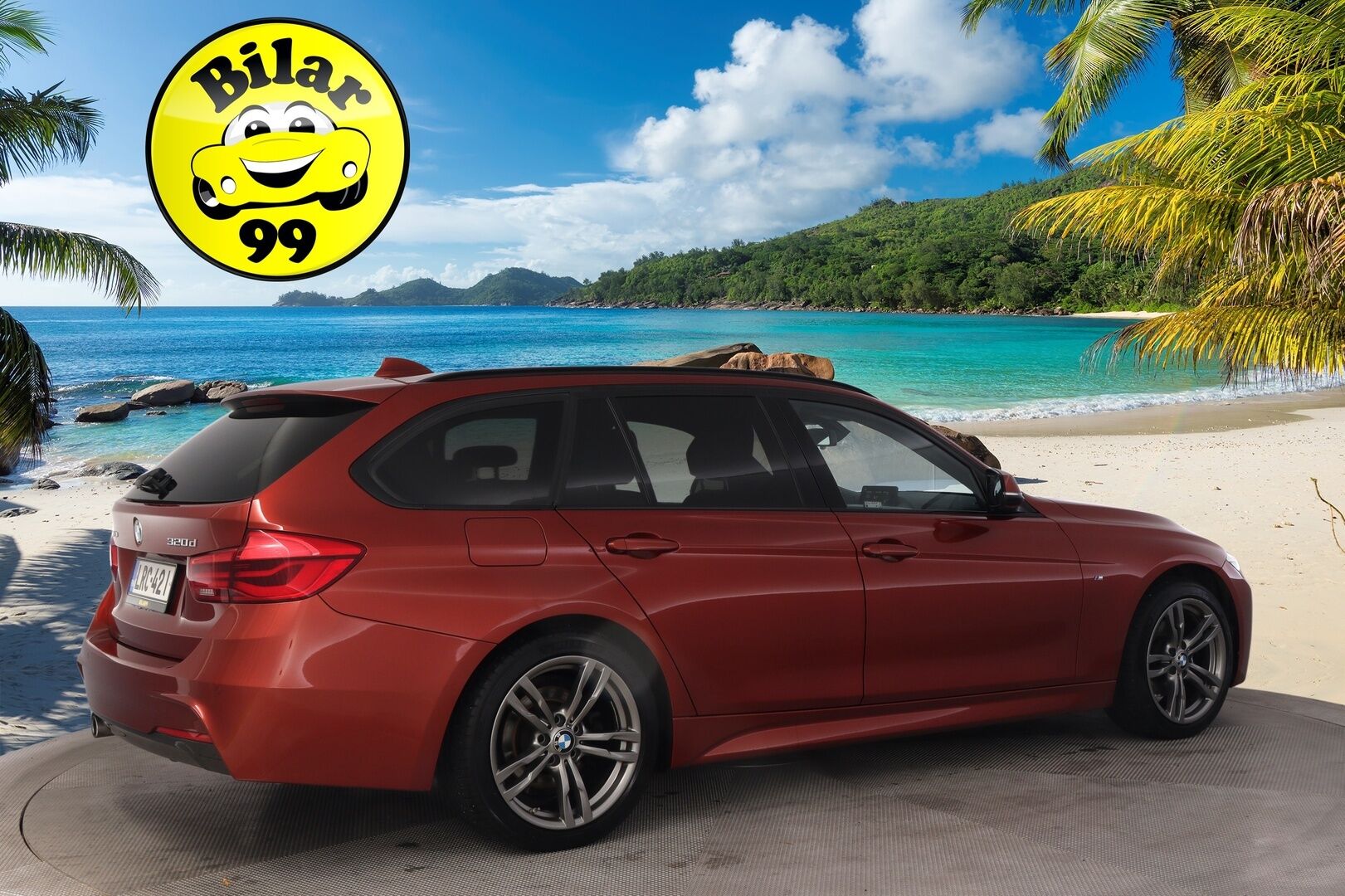 BMW 320 2019 F31 Touring 320d A xDrive M Sport *LCI / Prof.Navi / Hifit / Sporttinahat / Tutkat / Lämpöratti / LED* - *Näyttävä metalliväri! / Koukku / Lohko / 2x Renkaat*