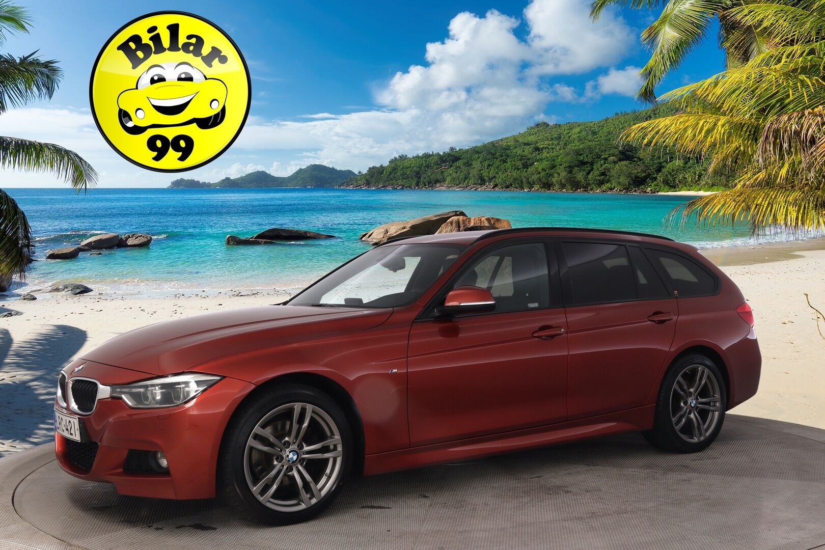 BMW 320 2019 F31 Touring 320d A xDrive M Sport *LCI / Prof.Navi / Hifit / Sporttinahat / Tutkat / Lämpöratti / LED* - *Näyttävä metalliväri! / Koukku / Lohko / 2x Renkaat*