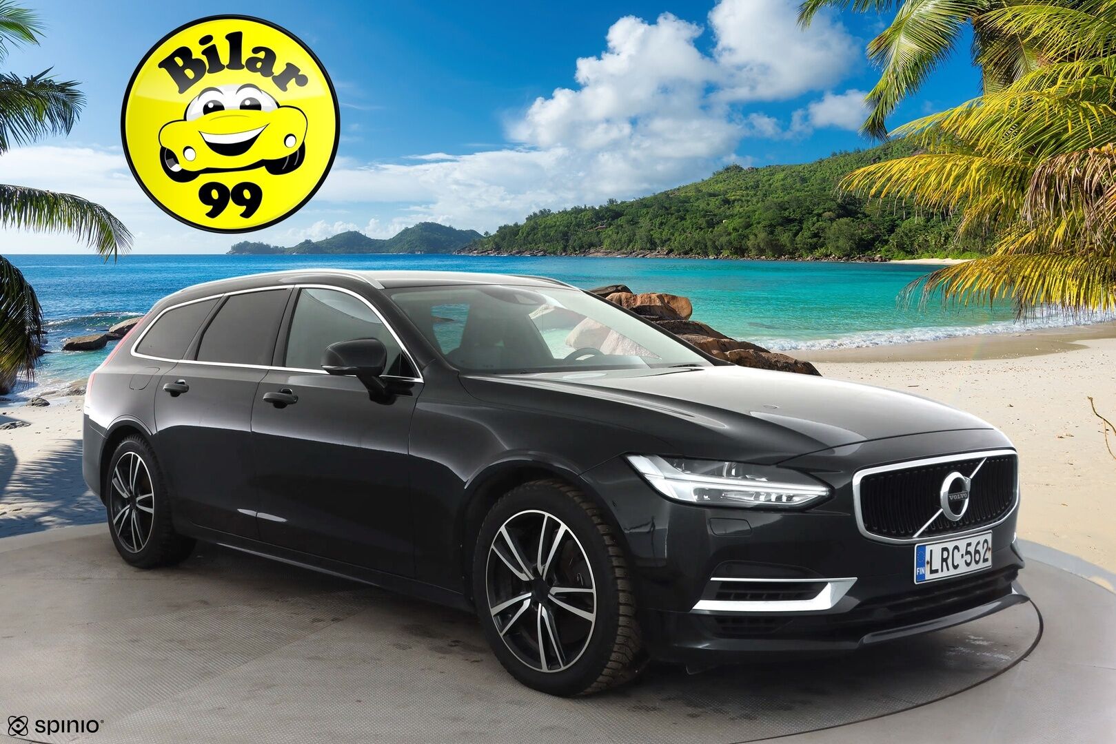 Volvo V90 2020 T8 AWD Business aut * Webasto / Koukku / ACC / LED / P.Tutkat / Navi / Kaistavahti * - Kahdet renkaat aluvanteilla 