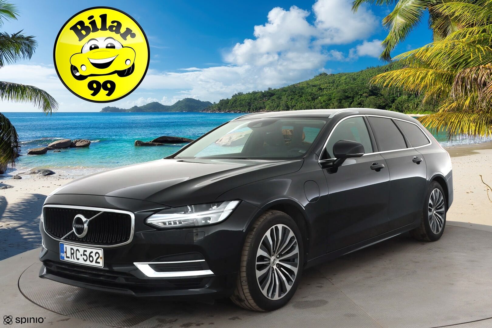 Volvo V90 2020 T8 AWD Business aut * Webasto / Koukku / ACC / LED / P.Tutkat / Navi / Kaistavahti * - Kahdet renkaat aluvanteilla 
