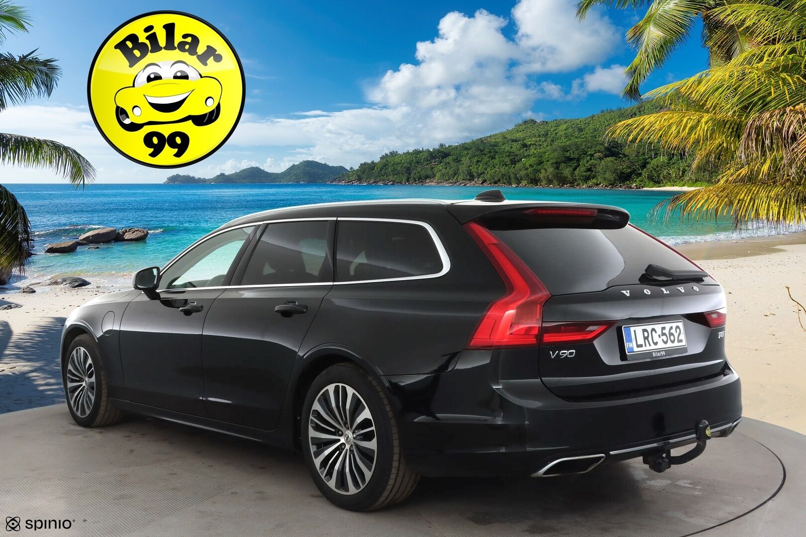 Volvo V90 2020 T8 AWD Business aut * Webasto / Koukku / ACC / LED / P.Tutkat / Navi / Kaistavahti * - Kahdet renkaat aluvanteilla 