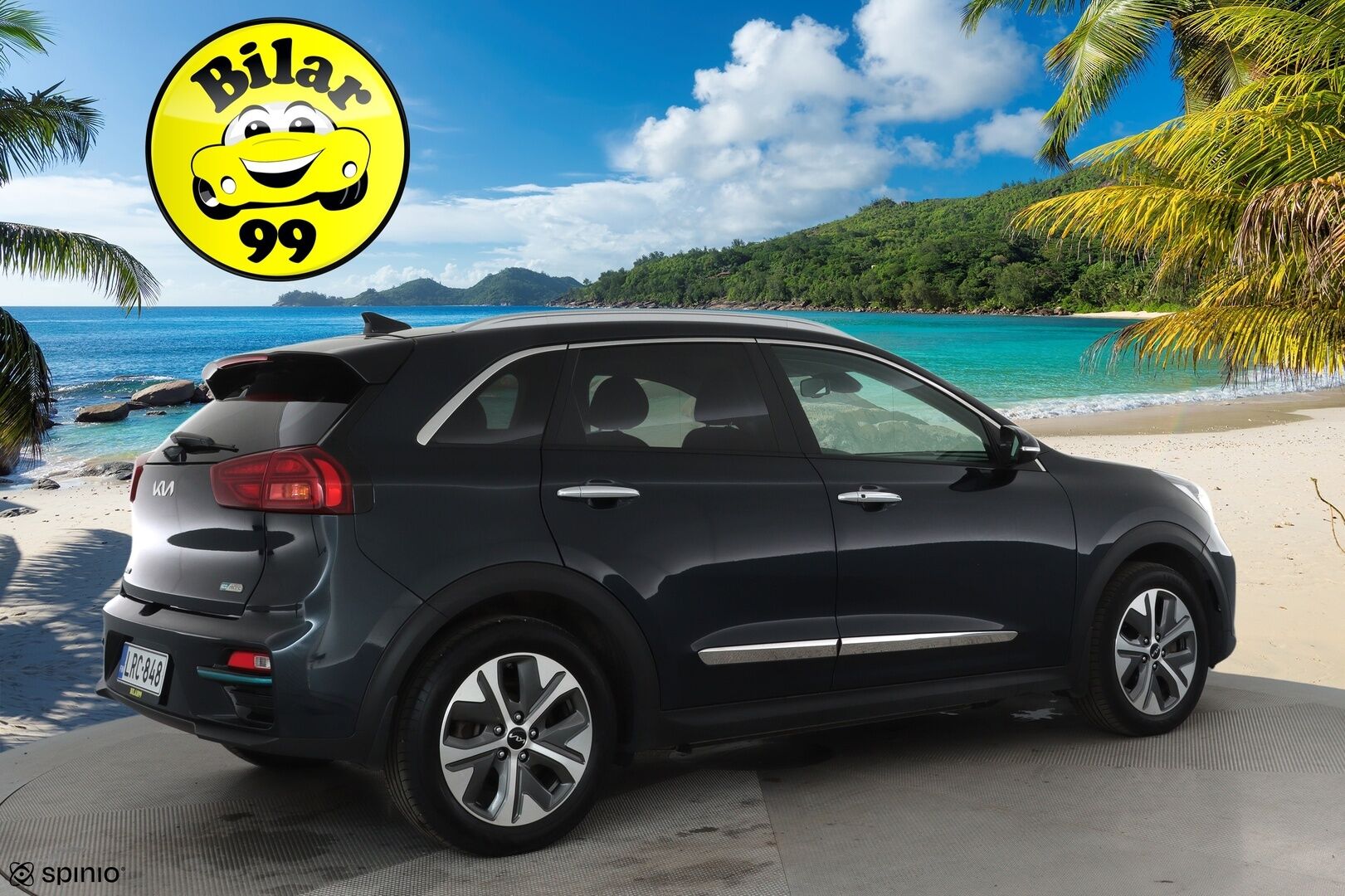 Kia Niro 2022 Business Luxury 64,8 kWh 204 hv **Lämpöpumppu / JBL / Lasikattoluukku / Muistipenkki / Adapt.vakkari / Ilmastoidut penkit** - 1.om Suomi-auto / Akku kuntotarkastettu / Merkkihuollettu / Kahdet renkaat aluvanteilla / KeylessGo / Digimittaristo