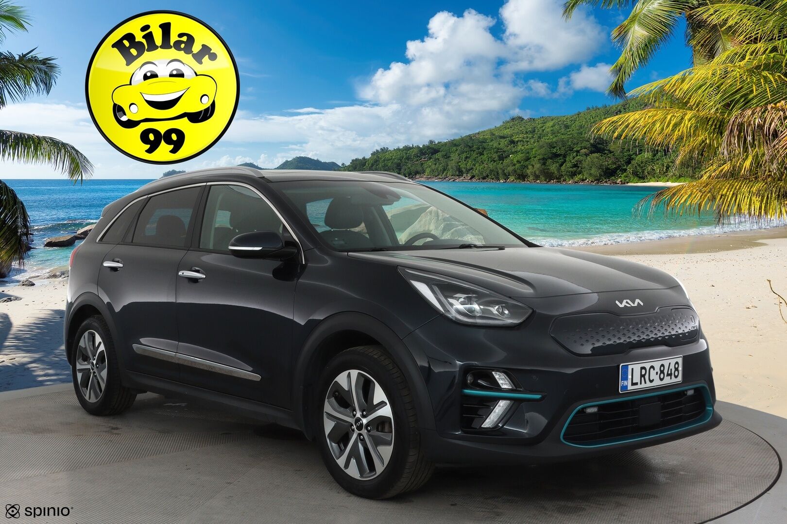 Kia Niro 2022 Business Luxury 64,8 kWh 204 hv **Lämpöpumppu / JBL / Lasikattoluukku / Muistipenkki / Adapt.vakkari / Ilmastoidut penkit** - 1.om Suomi-auto / Akku kuntotarkastettu / Merkkihuollettu / Kahdet renkaat aluvanteilla / KeylessGo / Digimittaristo