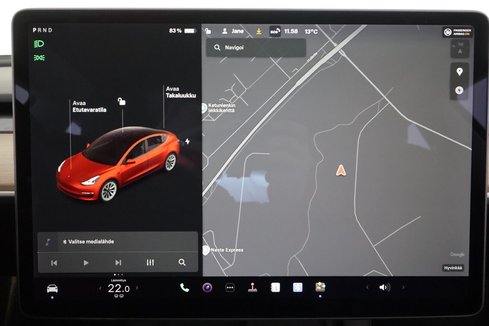Tesla Model 3 2021 Long Range * Lasikatto / ILP / Matrix LED / P.kamera / Premium Audio / Nahat *