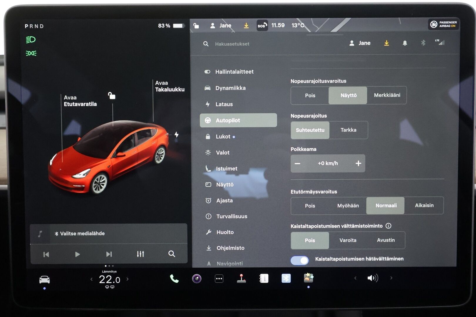 Tesla Model 3 2021 Long Range * Lasikatto / ILP / Matrix LED / P.kamera / Premium Audio / Nahat *