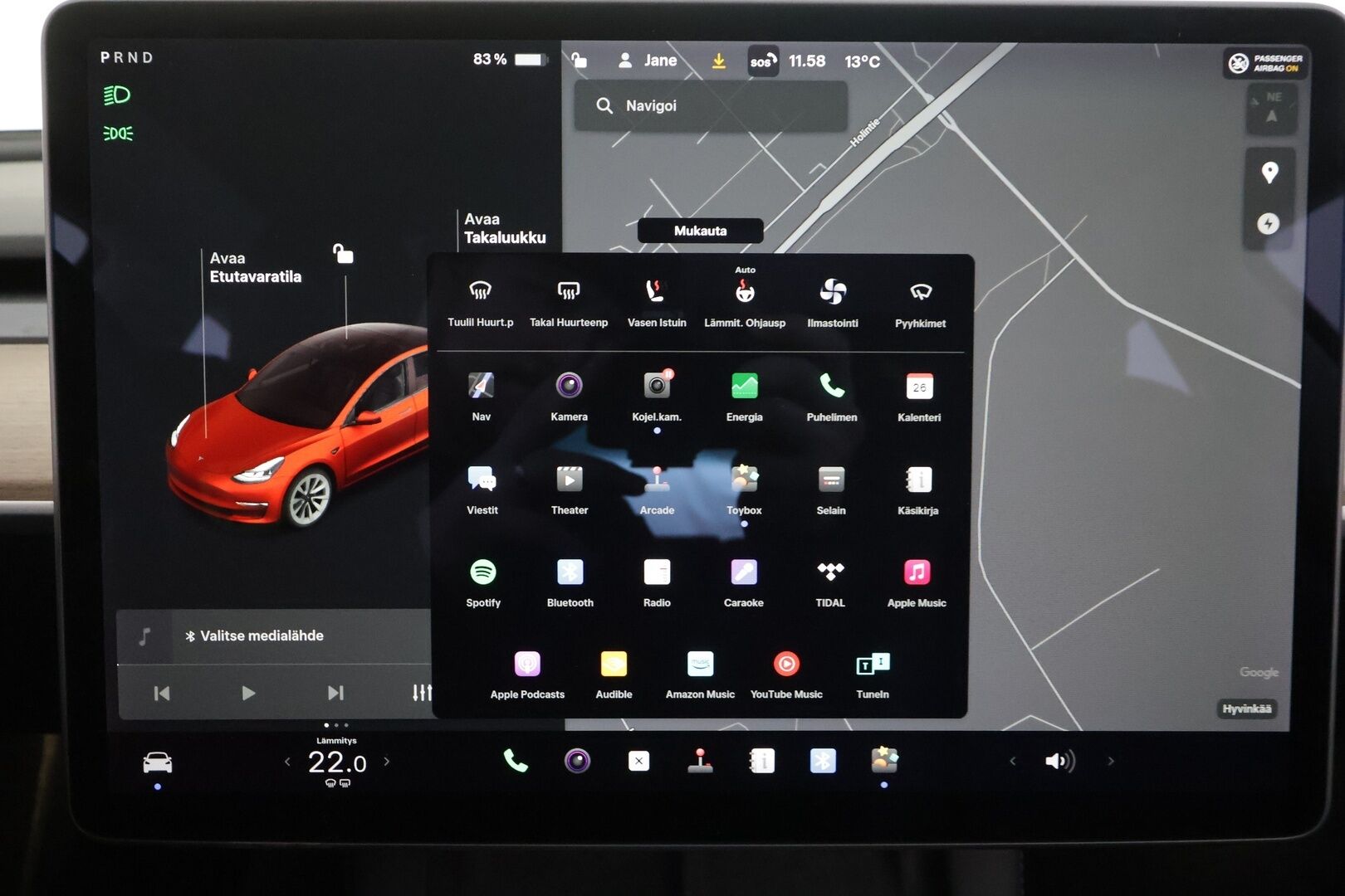 Tesla Model 3 2021 Long Range * Lasikatto / ILP / Matrix LED / P.kamera / Premium Audio / Nahat *