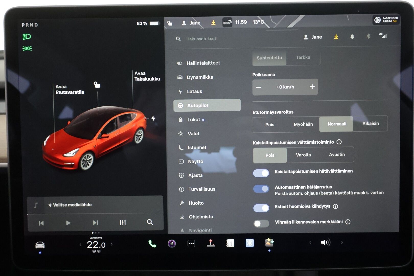 Tesla Model 3 2021 Long Range * Lasikatto / ILP / Matrix LED / P.kamera / Premium Audio / Nahat *