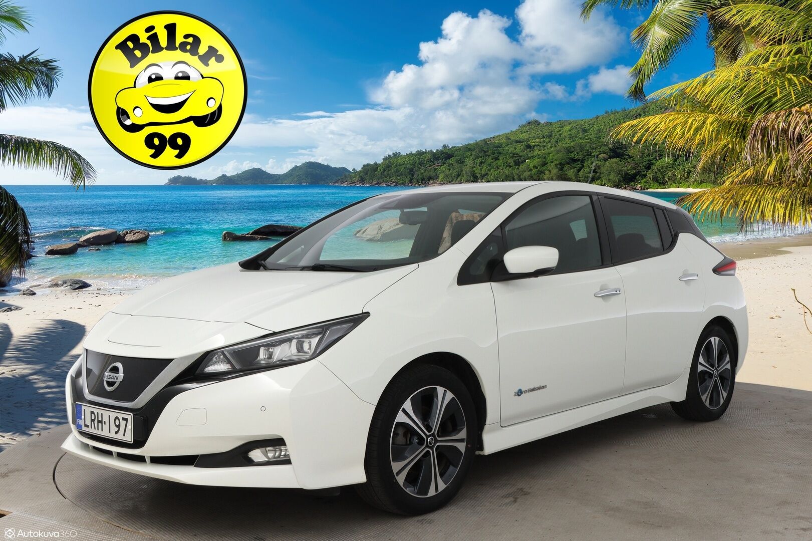 Nissan Leaf 2018 N-Connecta 40 kWh - Lämpöpumppu / Adapt.Vakkari / 360-Kamera / BLIS / Ratinlämmitin / Keyless / Juuri saapunut Tampereelle!