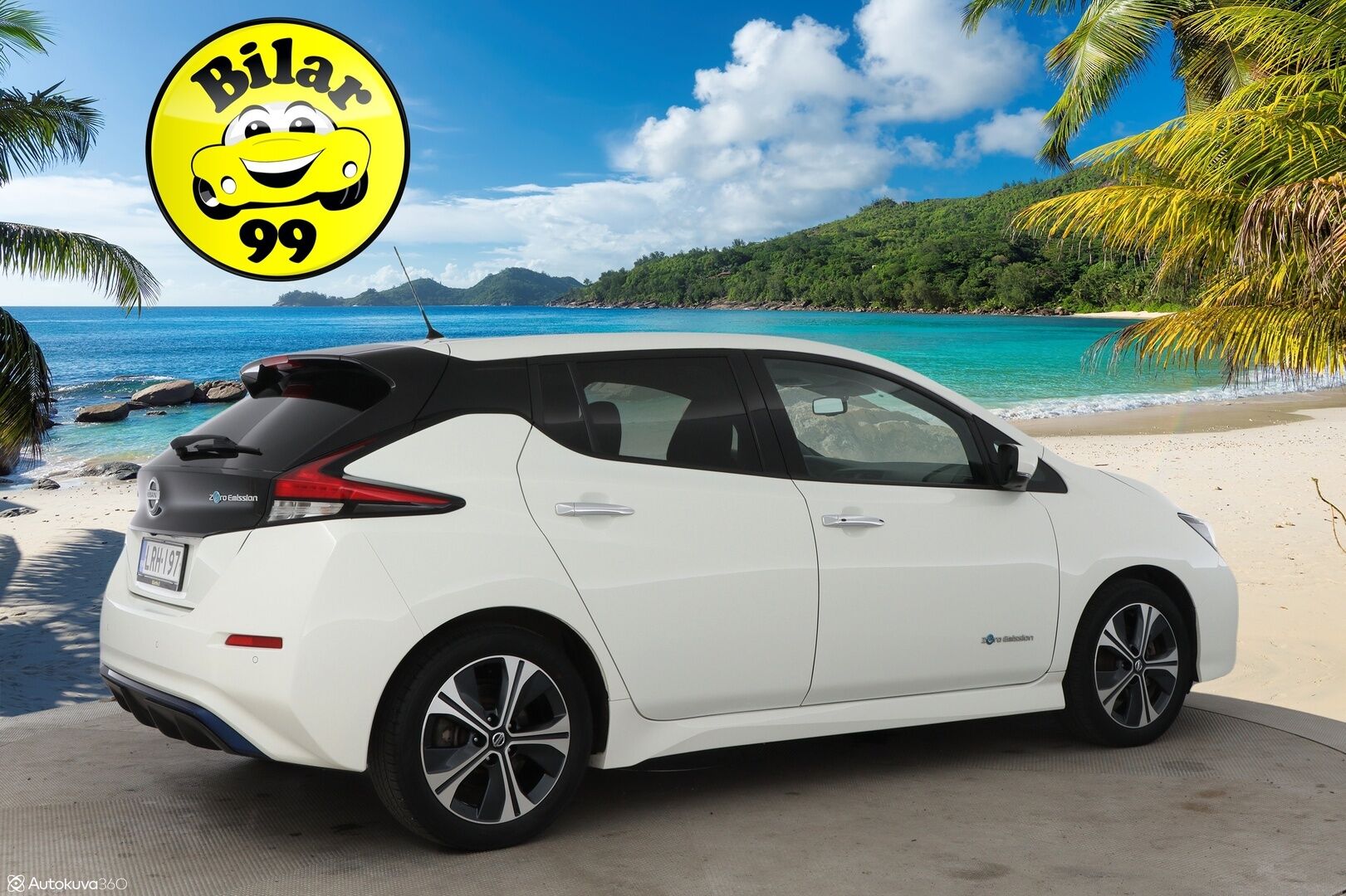 Nissan Leaf 2018 N-Connecta 40 kWh - Lämpöpumppu / Adapt.Vakkari / 360-Kamera / BLIS / Ratinlämmitin / Keyless / Juuri saapunut Tampereelle!