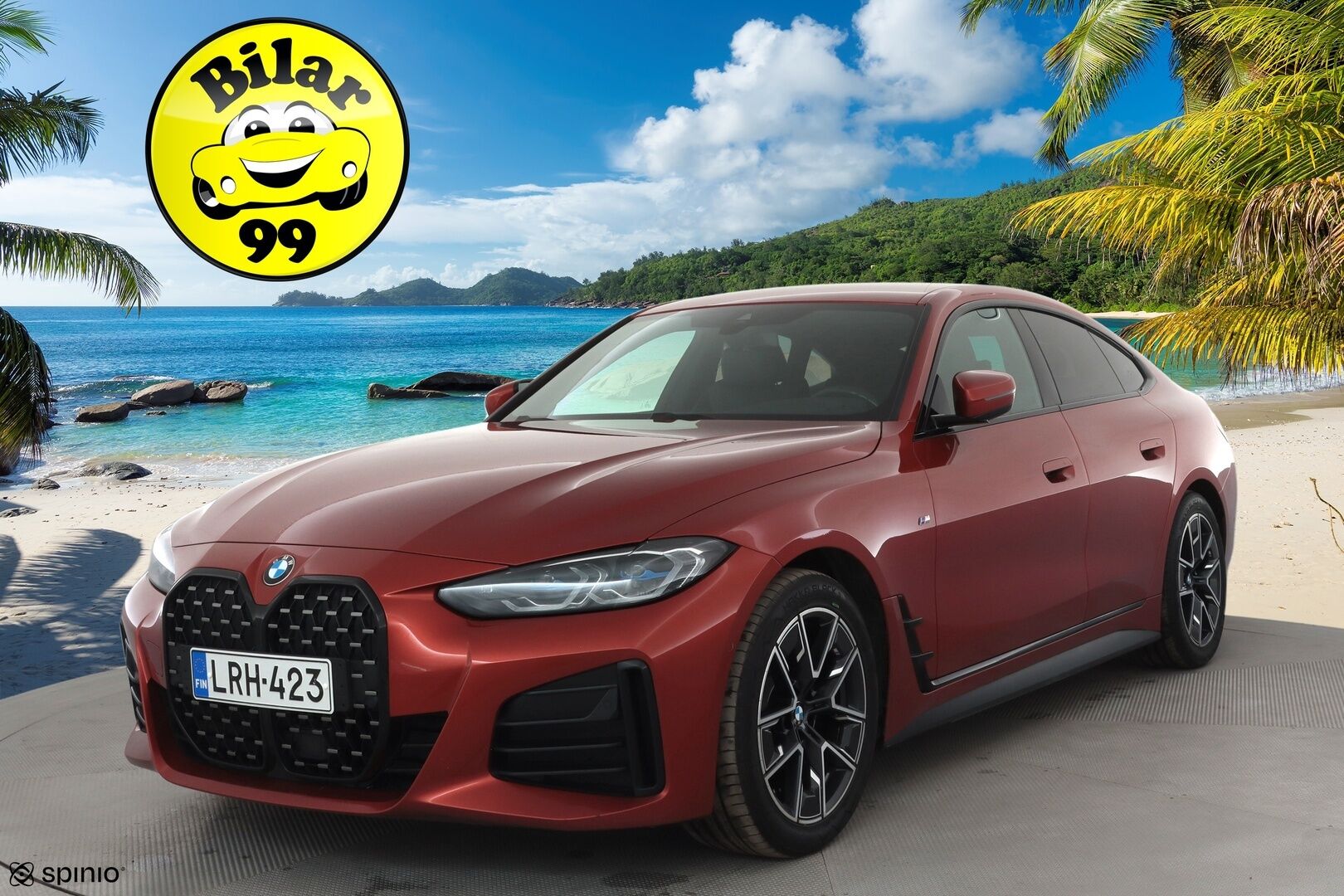 BMW 420 2022 G26 Gran Coupé 420d A xDrive Business M Sport MHEV * Webasto / Laser Light / Hifi / Vakkari / Koukku / Comfort Access * - Suomi-auto / Kahdet renkaat aluvanteilla / Merkkihuollettu