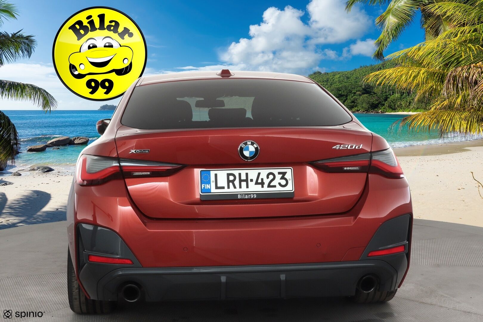 BMW 420 2022 G26 Gran Coupé 420d A xDrive Business M Sport MHEV * Webasto / Laser Light / Hifi / Vakkari / Koukku / Comfort Access * - Suomi-auto / Kahdet renkaat aluvanteilla / Merkkihuollettu