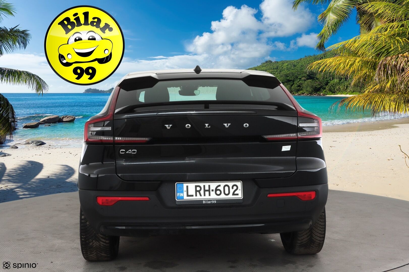 Volvo C40 2022 Recharge Twin Launch Edition aut * ACC / ILP / H&K / Lasikatto / Muistipenkki / Pixel LED / Koukku / 360° / BLIS / Navi / Keyless * - 1.Om Suomi-auto / Kahdet renkaat aluvanteilla / Huippuvarusteet - HULLUT AVAJAISHULINAT KORKOTARJOUS 3,29 %