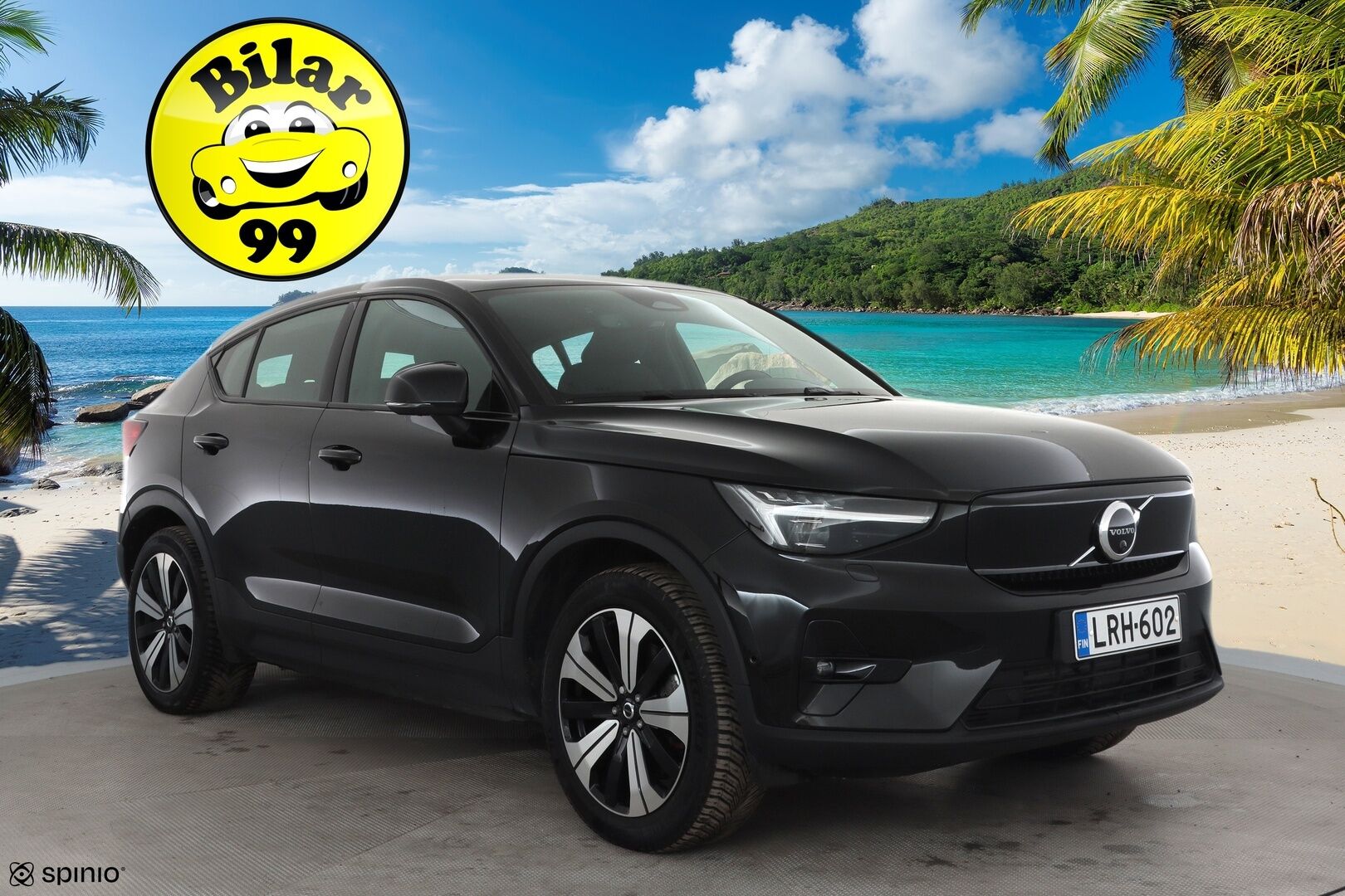 Volvo C40 2022 Recharge Twin Launch Edition aut * ACC / ILP / H&K / Lasikatto / Muistipenkki / Pixel LED / Koukku / 360° / BLIS / Navi / Keyless * - 1.Om Suomi-auto / Kahdet renkaat aluvanteilla / Huippuvarusteet - HULLUT AVAJAISHULINAT KORKOTARJOUS 3,29 %