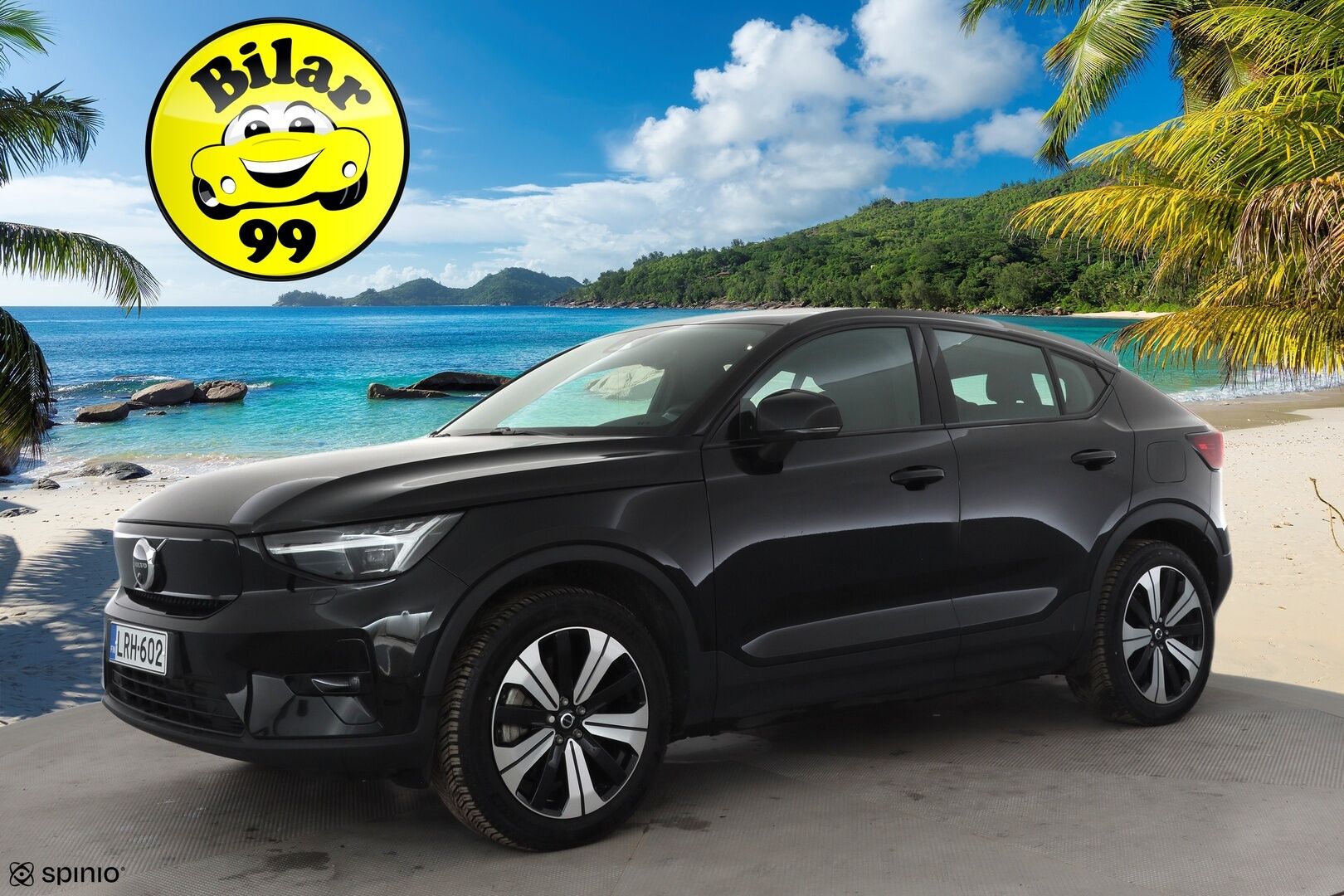 Volvo C40 2022 Recharge Twin Launch Edition aut * ACC / ILP / H&K / Lasikatto / Muistipenkki / Pixel LED / Koukku / 360° / BLIS / Navi / Keyless * - 1.Om Suomi-auto / Kahdet renkaat aluvanteilla / Huippuvarusteet - HULLUT AVAJAISHULINAT KORKOTARJOUS 3,29 %