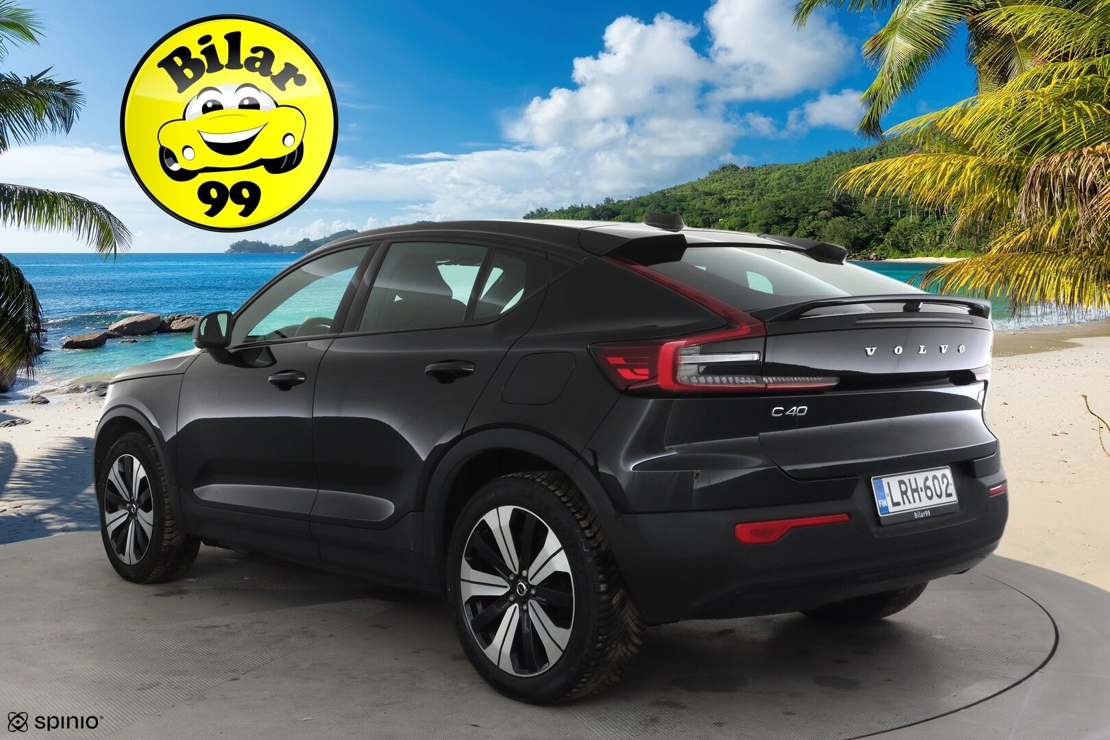 Volvo C40 2022 Recharge Twin Launch Edition aut * ACC / ILP / H&K / Lasikatto / Muistipenkki / Pixel LED / Koukku / 360° / BLIS / Navi / Keyless * - 1.Om Suomi-auto / Kahdet renkaat aluvanteilla / Huippuvarusteet - HULLUT AVAJAISHULINAT KORKOTARJOUS 3,29 %