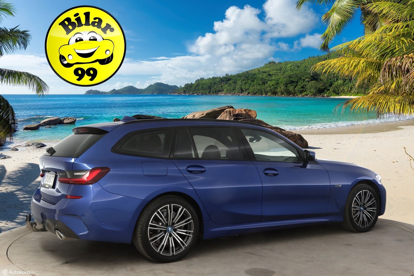 BMW 330 2022 G21 Touring 330e xDrive A Charged Edition M Sport ** 1-Om Suomi auto / Adapt.vakkari / Koukku / Muistipenkki / P.kamera - 3,99 % KORKOTARJOUS TÄHÄN AUTOON - Sportti nahka sisusta / Comfort Access / Apple&Android / Navi /